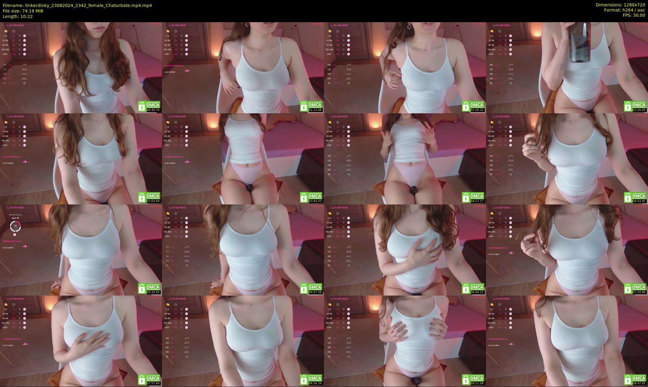 tinkerdinky — 11 minute Chaturbate female cam show recording, 720p, Aug 23, 2024