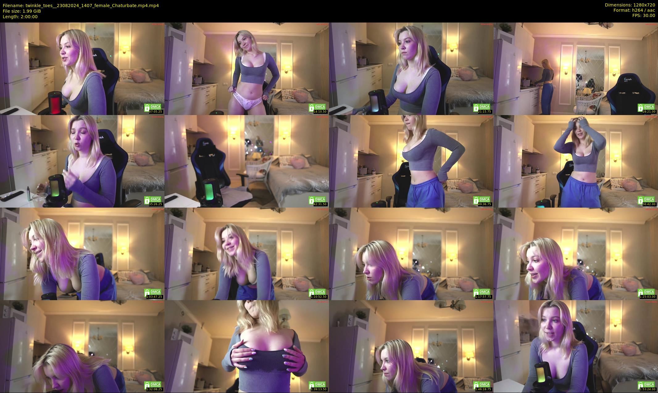 twinkle_toes_ — 120 minute Chaturbate female cam show recording, 720p, Aug 23, 2024