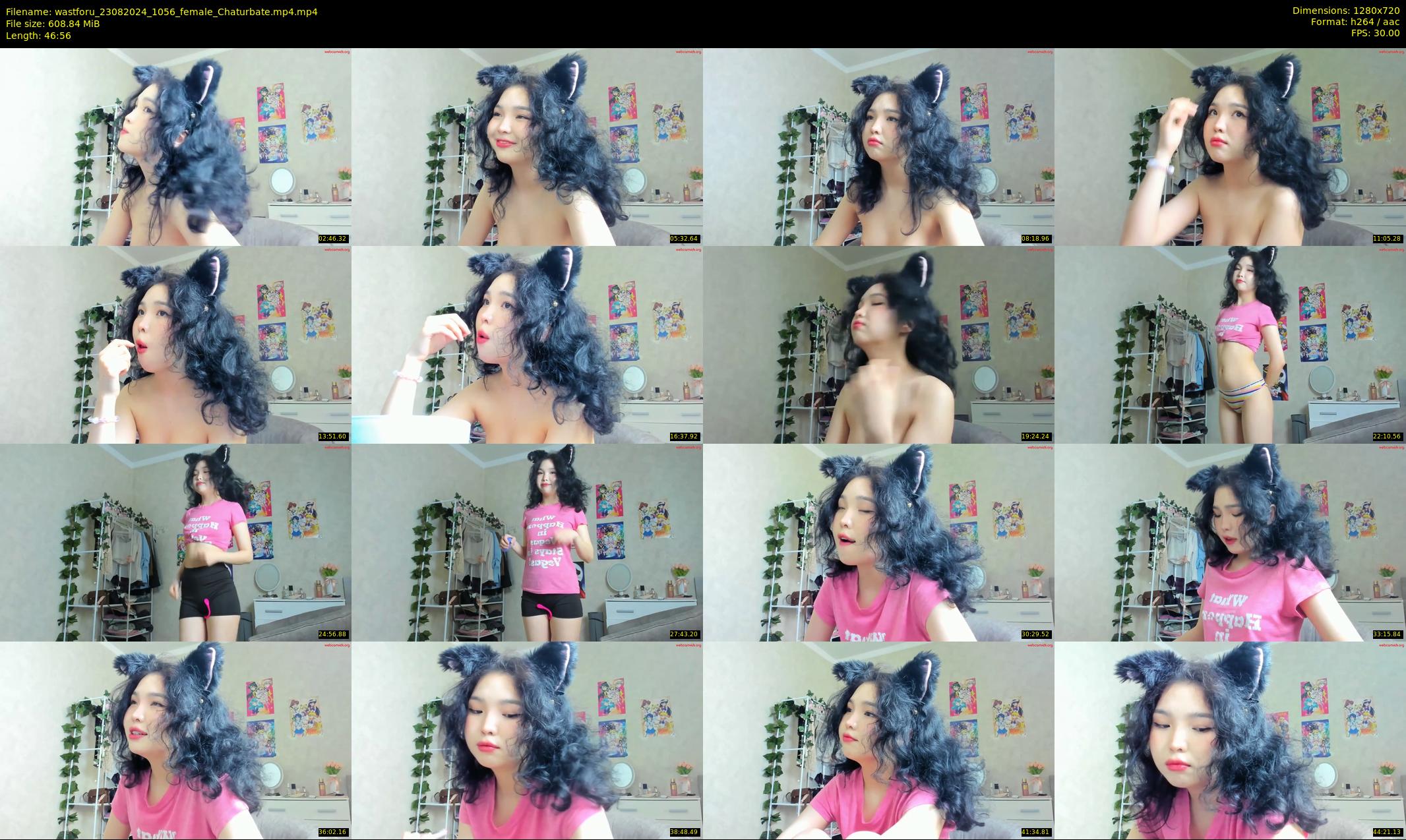 wastforu — 47 minute Chaturbate female cam show recording, 720p, Aug 23, 2024
