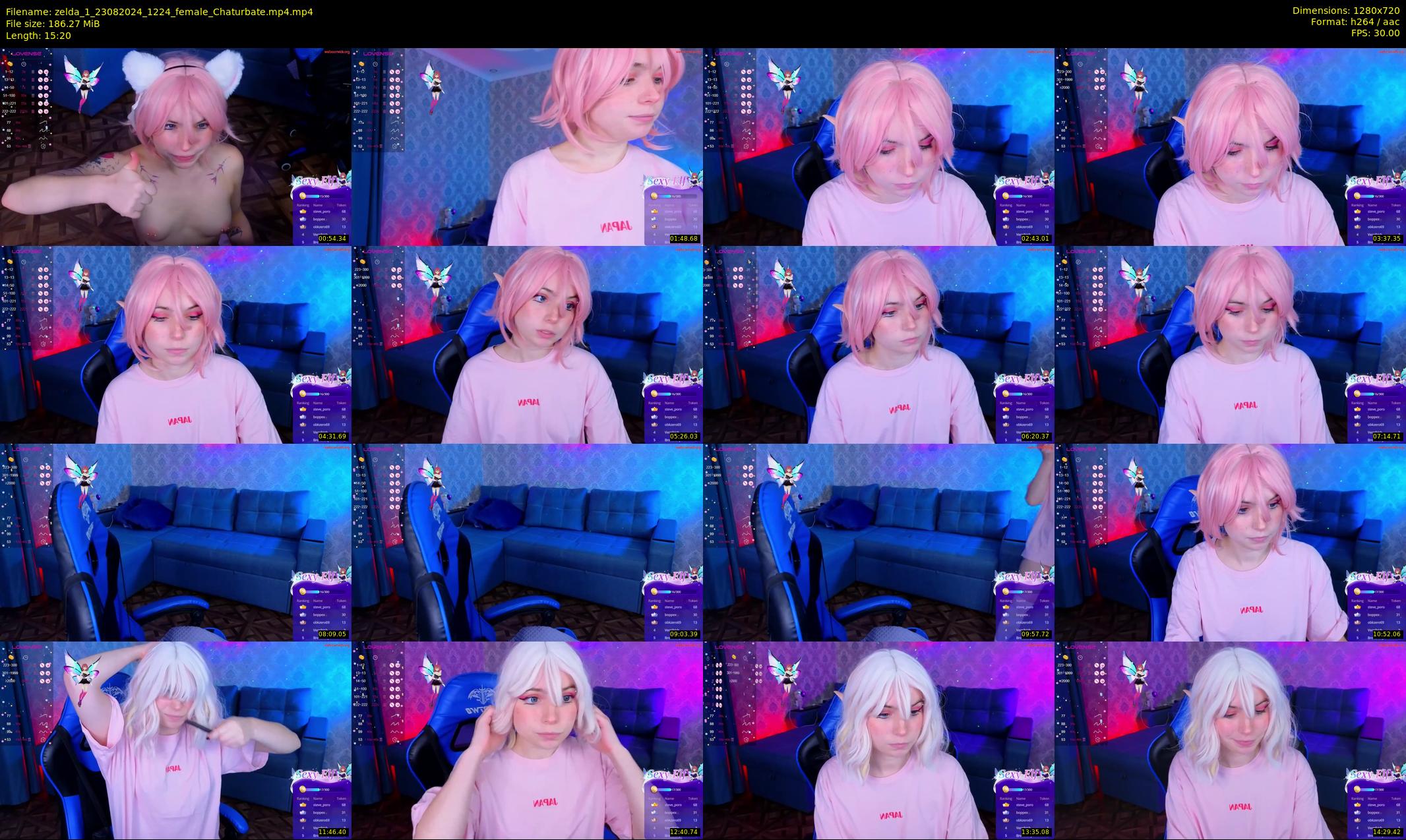 zelda_1 — 16 minute Chaturbate female cam show recording, 720p, Aug 23, 2024