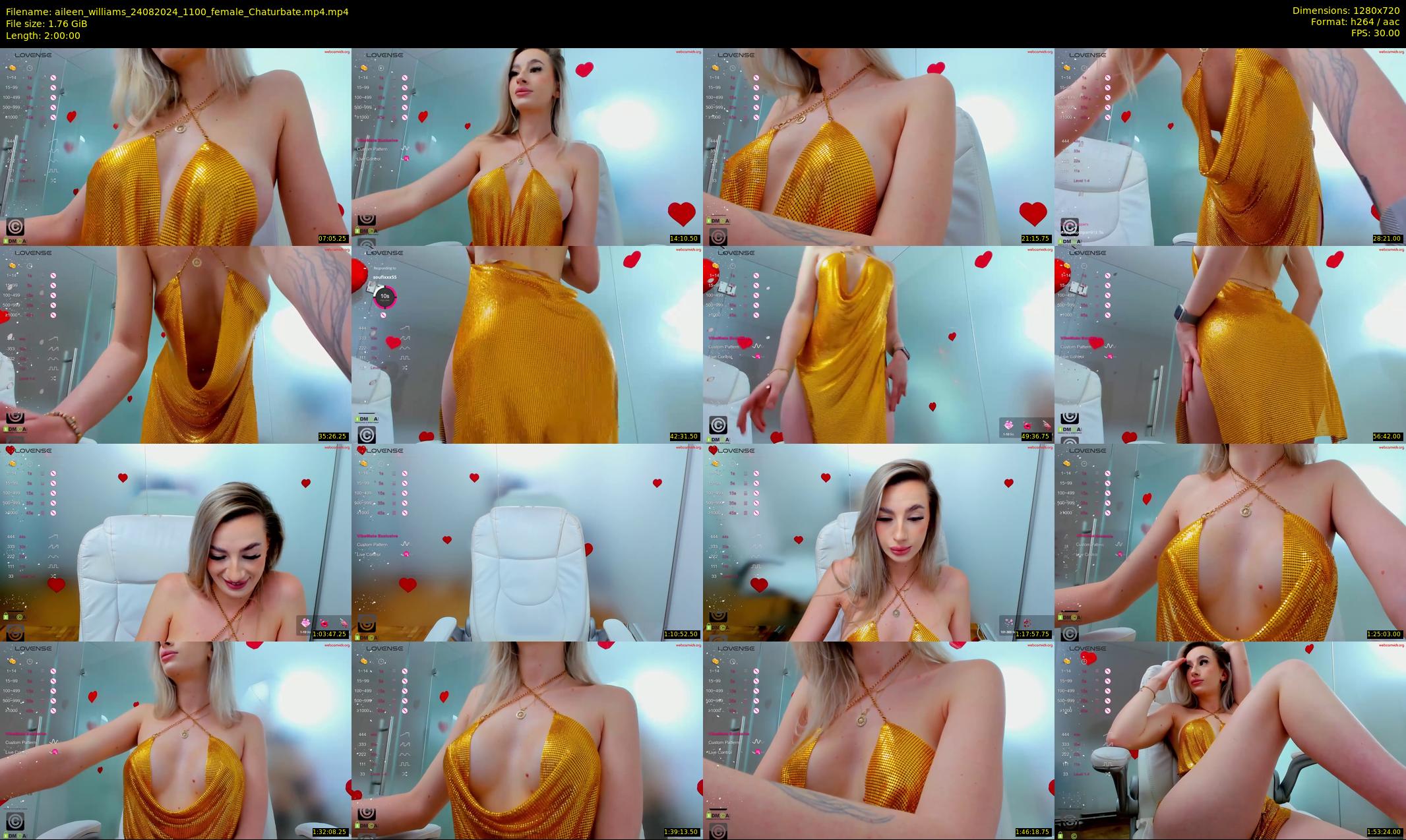 aileen_williams — 120 minute Chaturbate female cam show recording, 720p, Aug 24, 2024