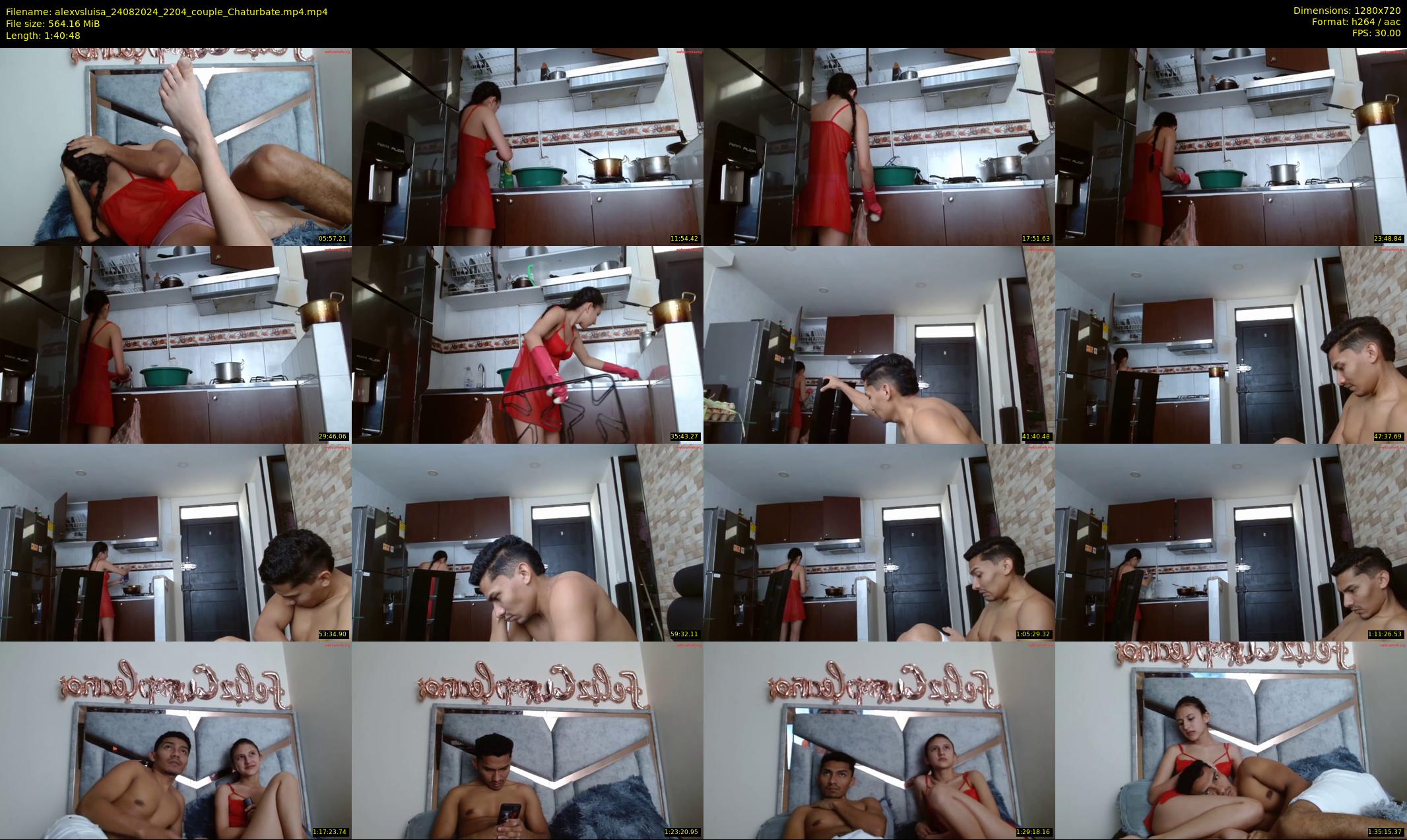 alexvsluisa — 101 minute Chaturbate couple cam show recording, 720p, Aug 24, 2024