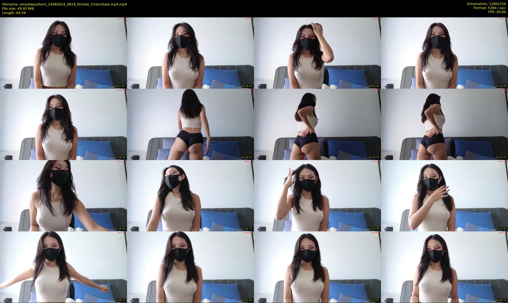 amyalwayshere — 5 minute Chaturbate female cam show recording, 720p, Aug 24, 2024