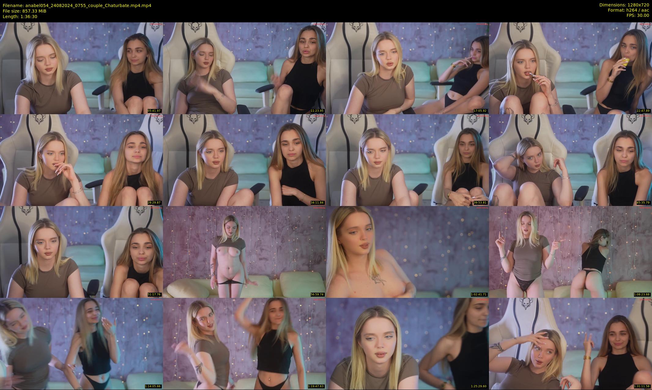 anabel054 — 97 minute Chaturbate female cam show recording, 720p, Aug 24, 2024