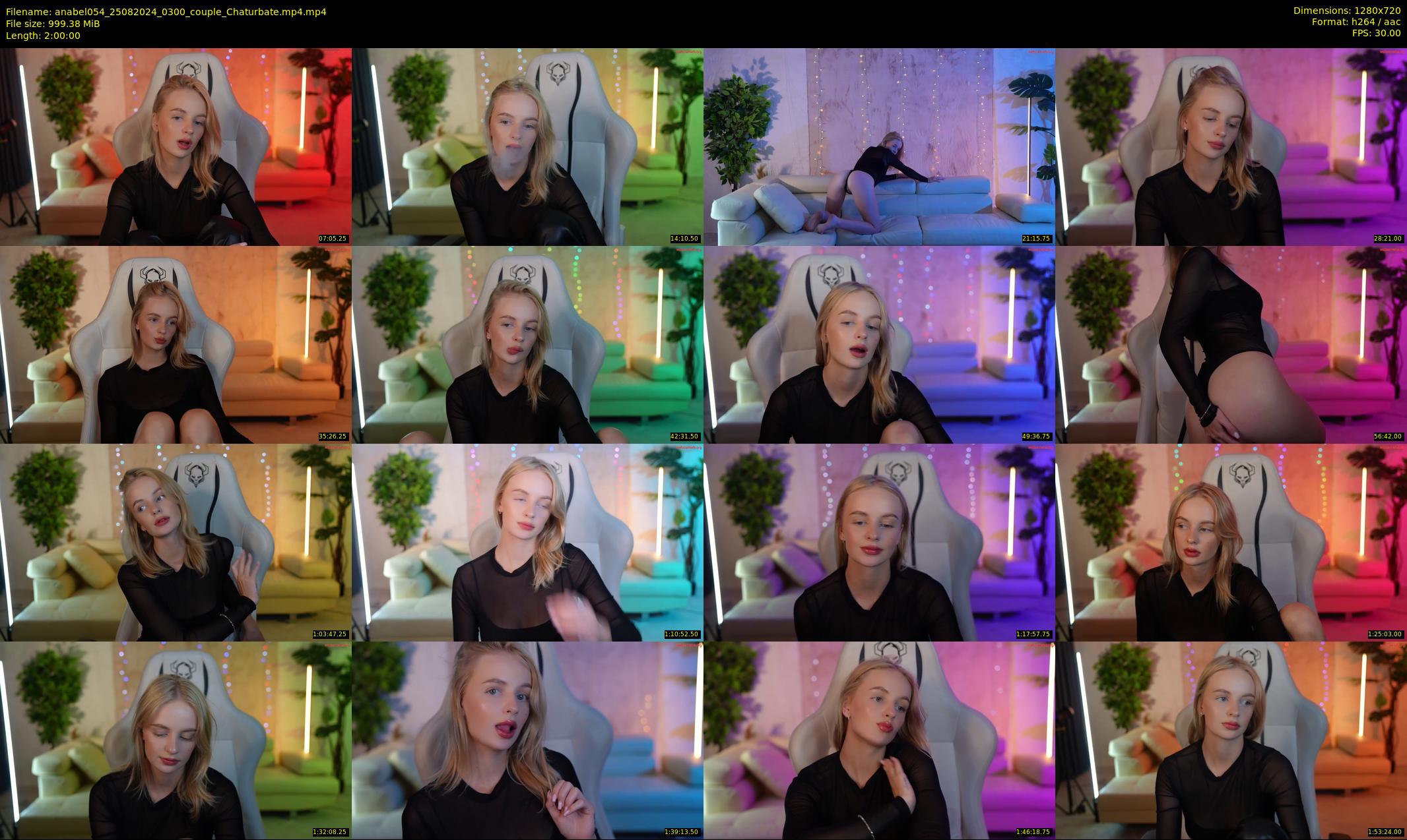 anabel054 — 120 minute Chaturbate female cam show recording, 720p, Aug 25, 2024