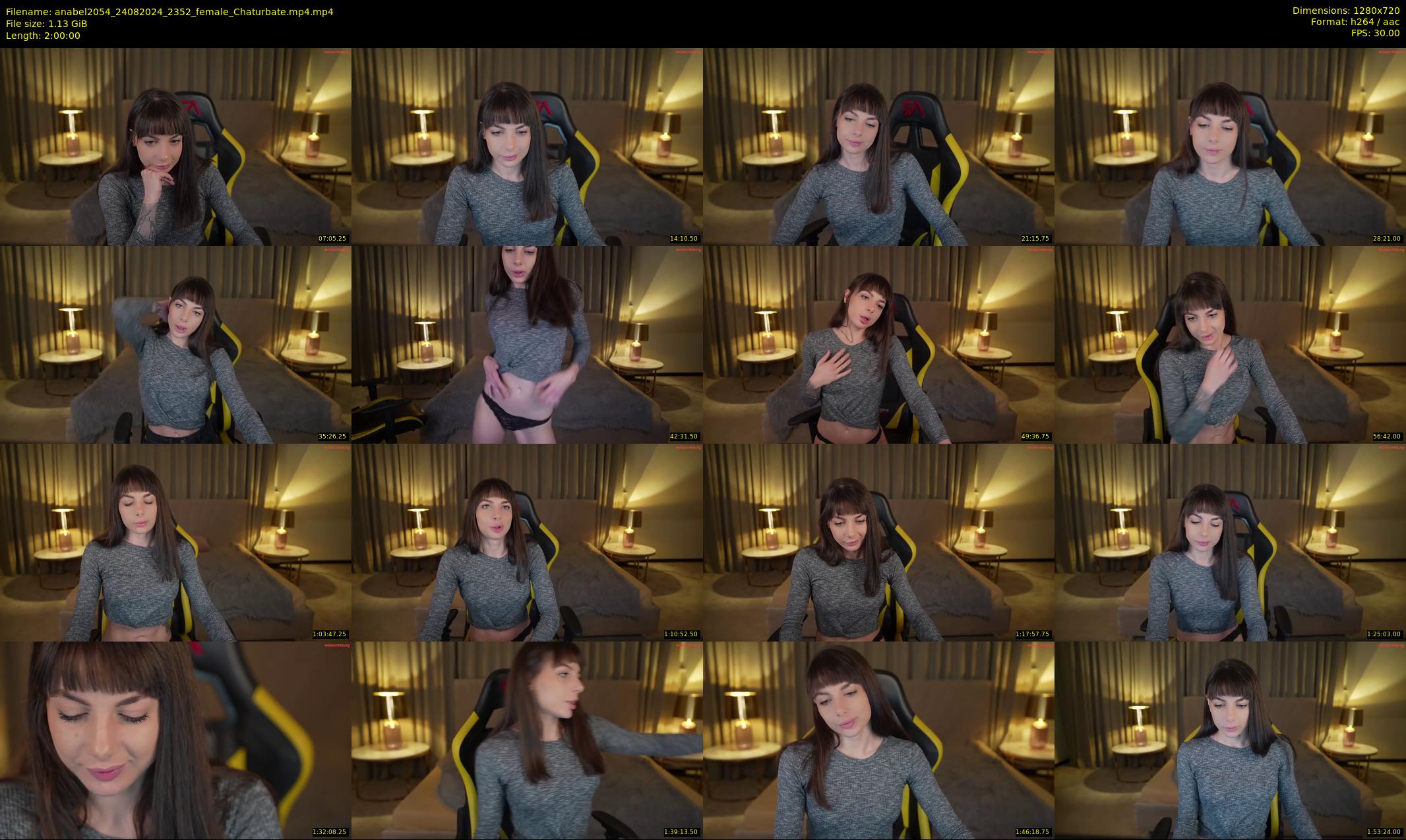 anabel2054 — 120 minute Chaturbate female cam show recording, 720p, Aug 24, 2024