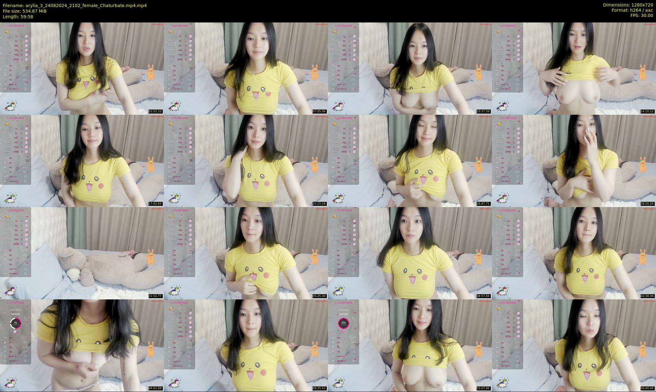 arylia_3 — 60 minute Chaturbate female cam show recording, 720p, Aug 24, 2024