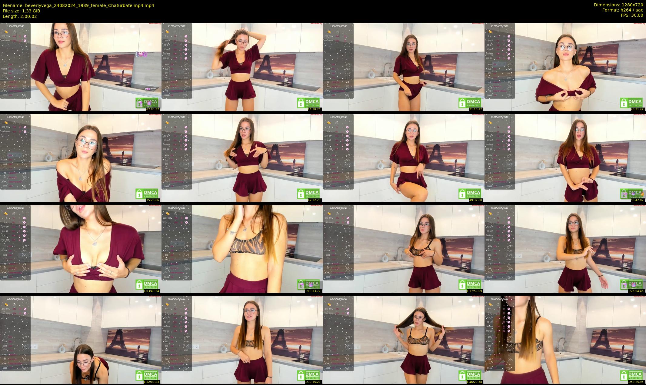 beverlyvega — 121 minute Chaturbate couple cam show recording, 720p, Aug 24, 2024