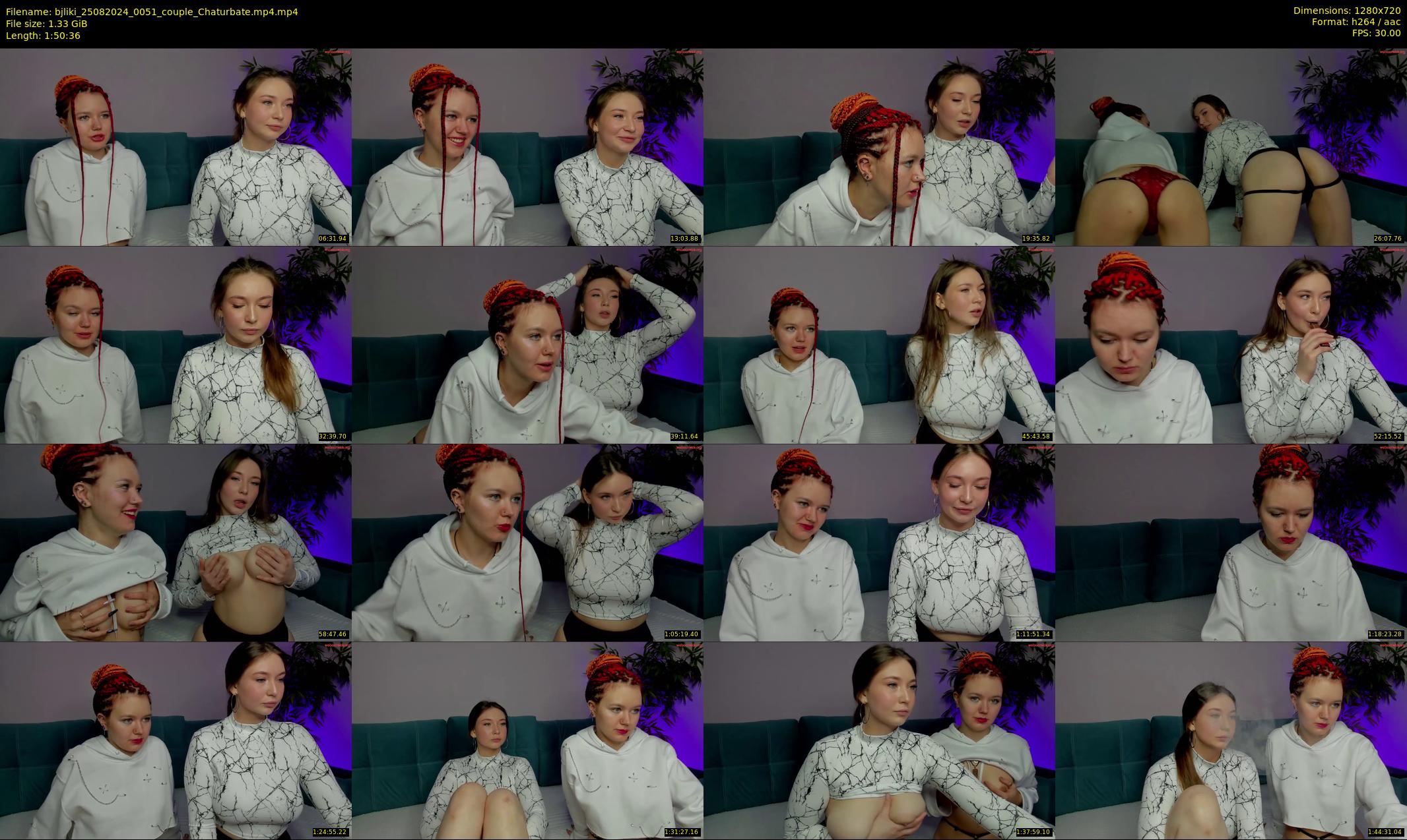 bjliki — 111 minute Chaturbate couple cam show recording, 720p, Aug 25, 2024