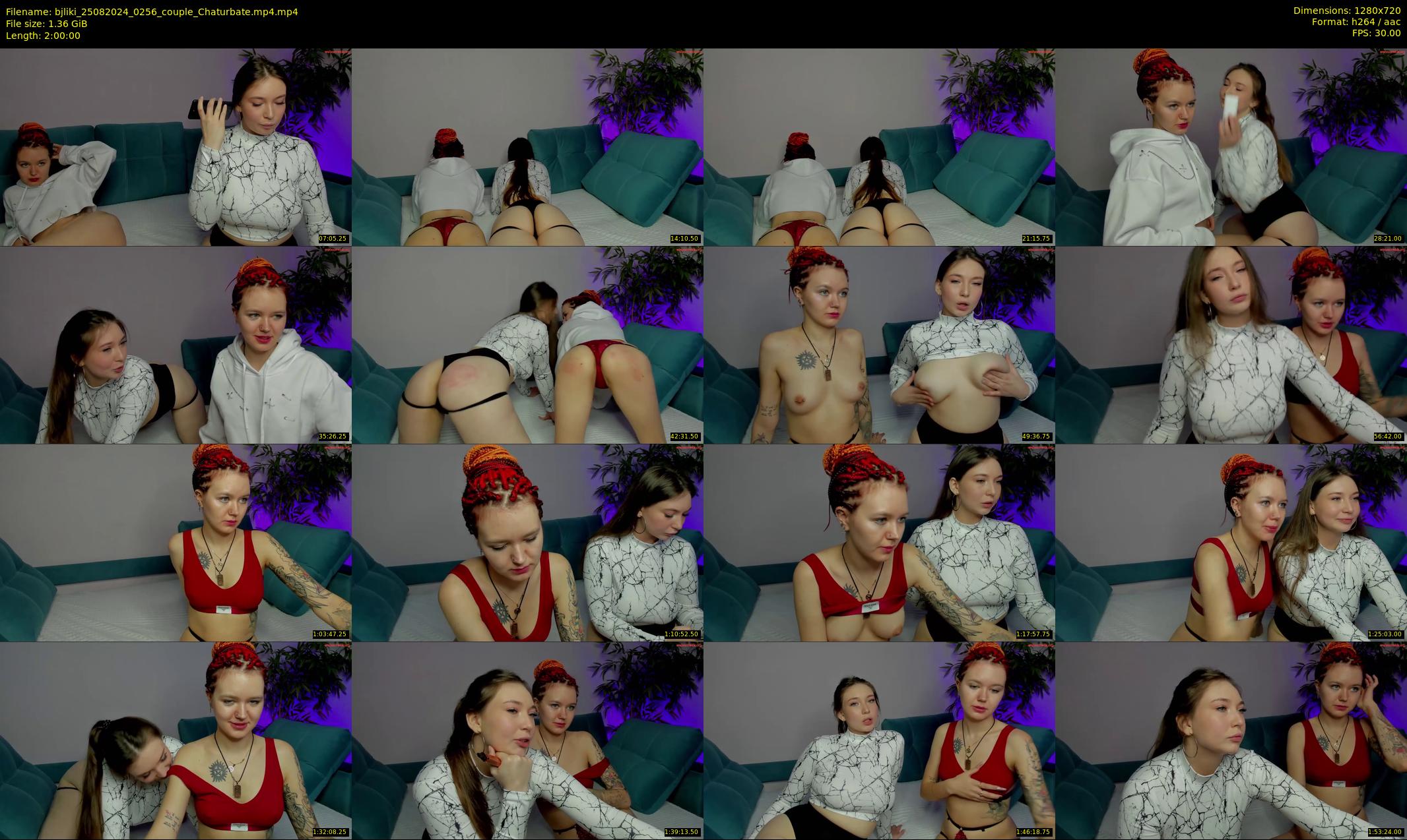 bjliki — 120 minute Chaturbate couple cam show recording, 720p, Aug 25, 2024