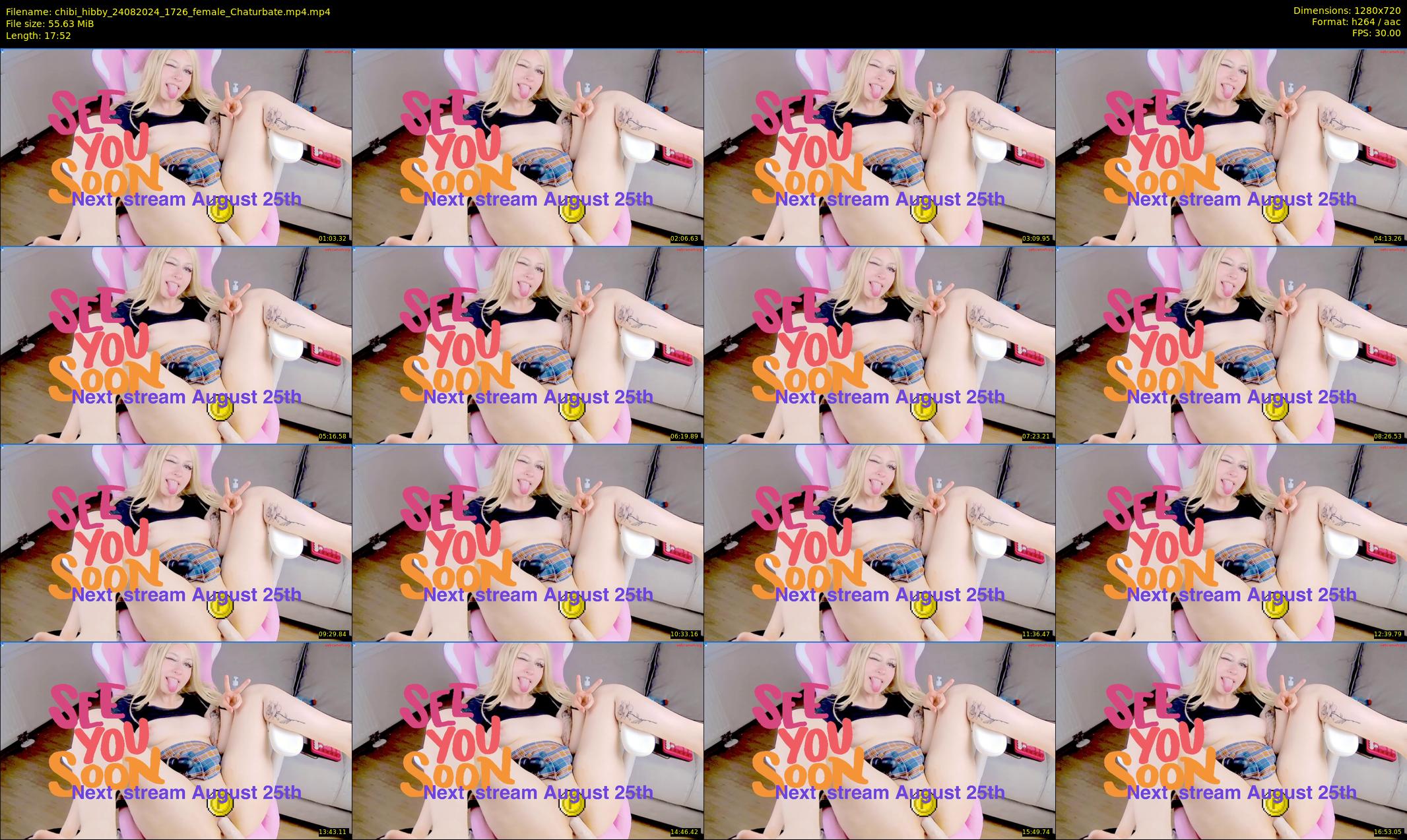chibi_hibby — 18 minute Chaturbate female cam show recording, 720p, Aug 24, 2024