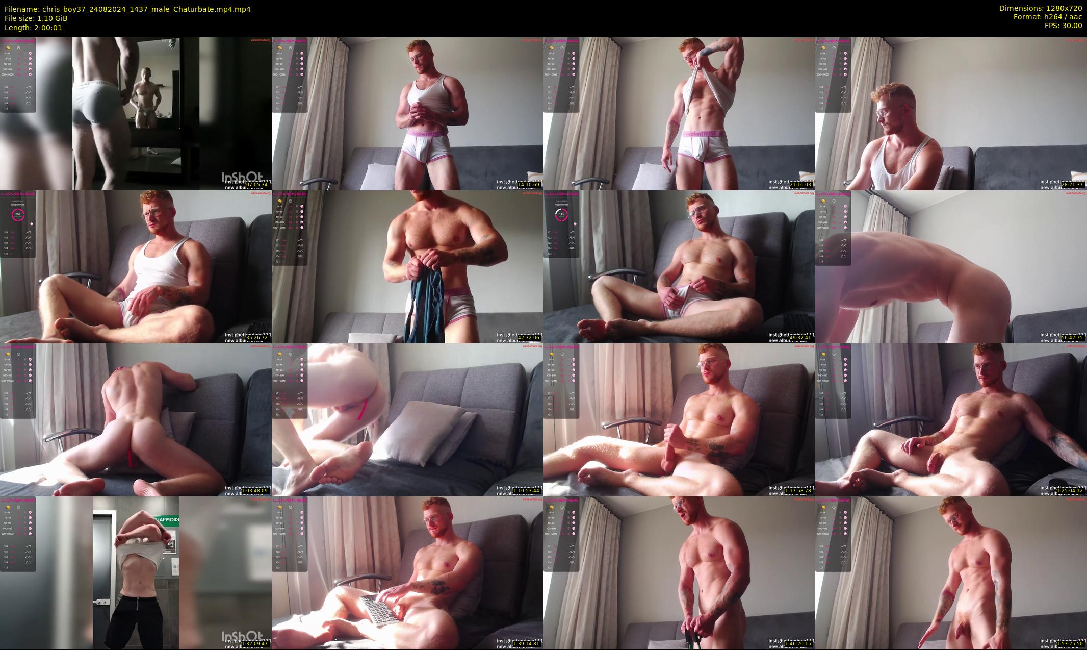 chris_boy37 — 121 minute Chaturbate male cam show recording, 720p, Aug 24, 2024
