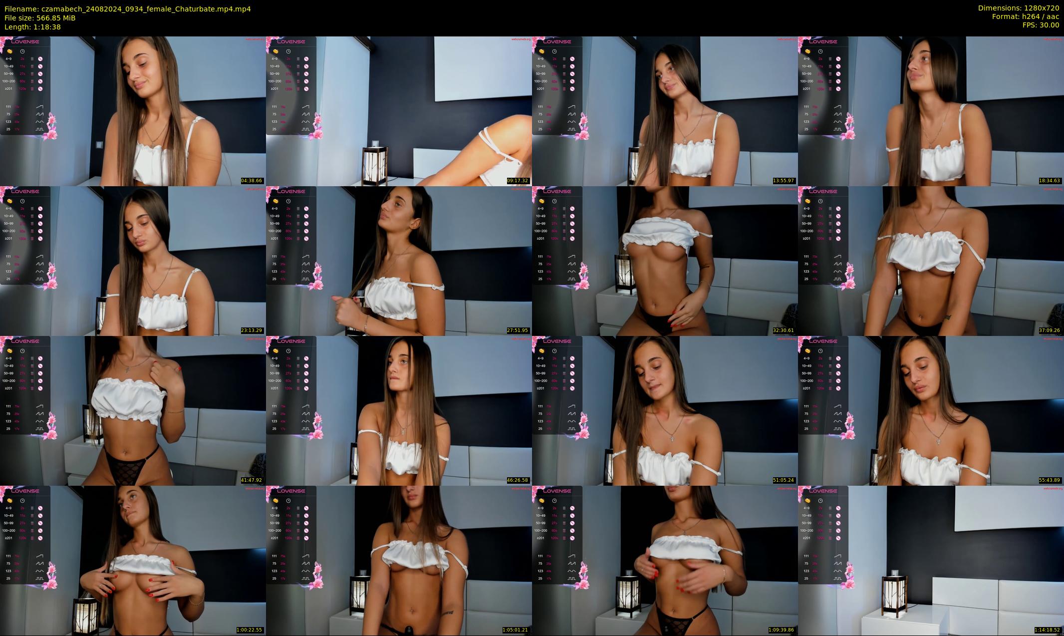 czamabech — 79 minute Chaturbate female cam show recording, 720p, Aug 24, 2024