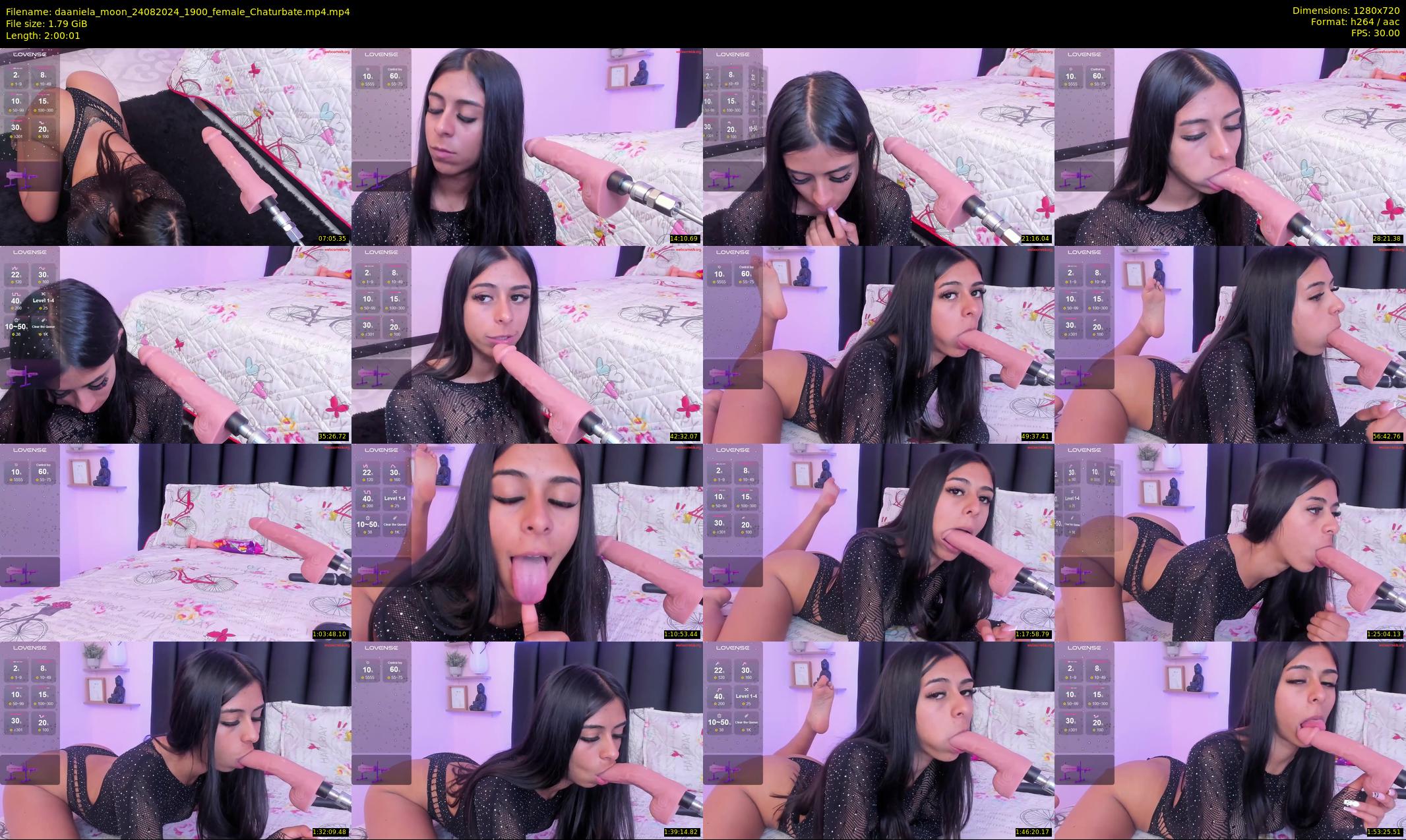 daaniela_moon — 121 minute Chaturbate female cam show recording, 720p, Aug 24, 2024