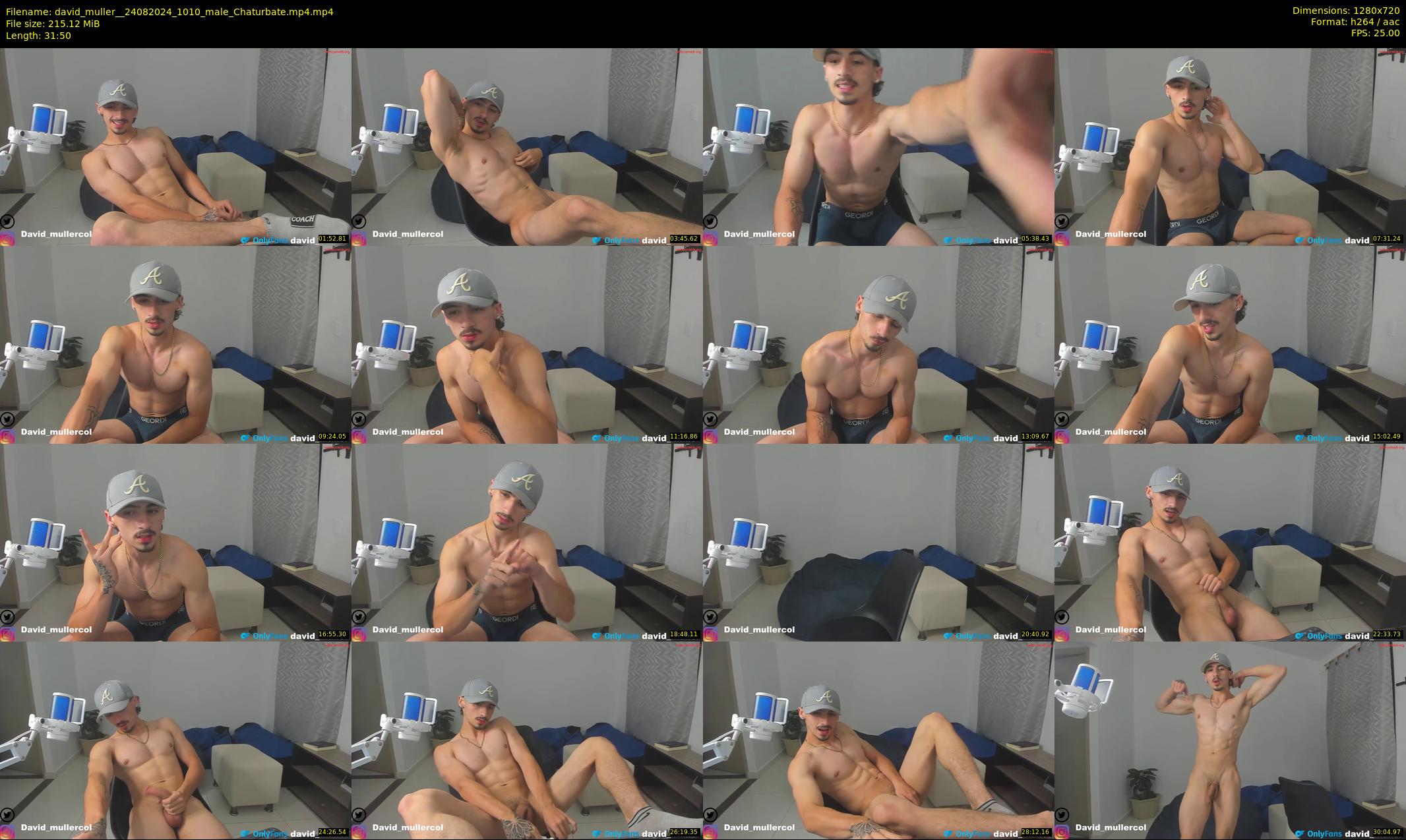david_muller_ — 32 minute Chaturbate male cam show recording, 720p, Aug 24, 2024
