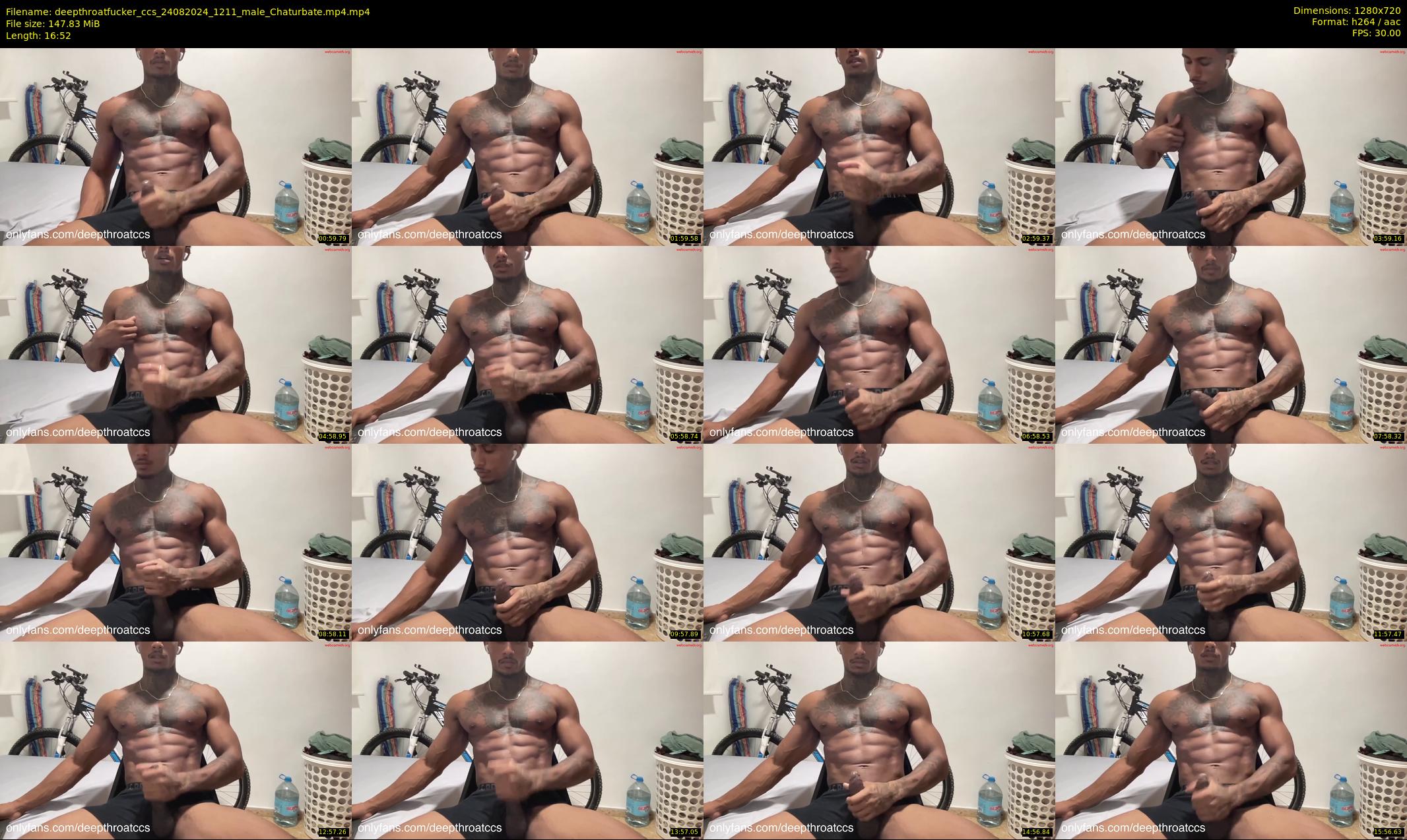 deepthroatfucker_ccs — 17 minute Chaturbate male cam show recording, 720p, Aug 24, 2024