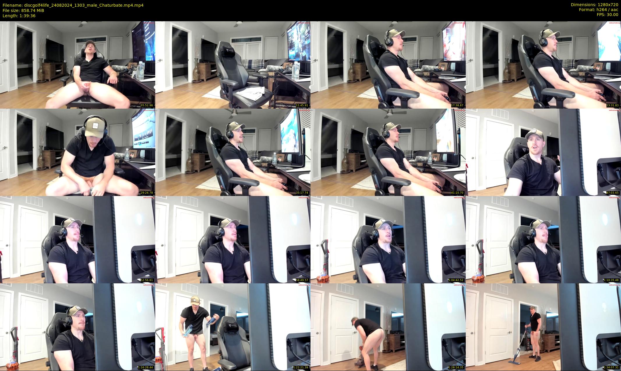 discgolf4life — 100 minute Chaturbate male cam show recording, 720p, Aug 24, 2024