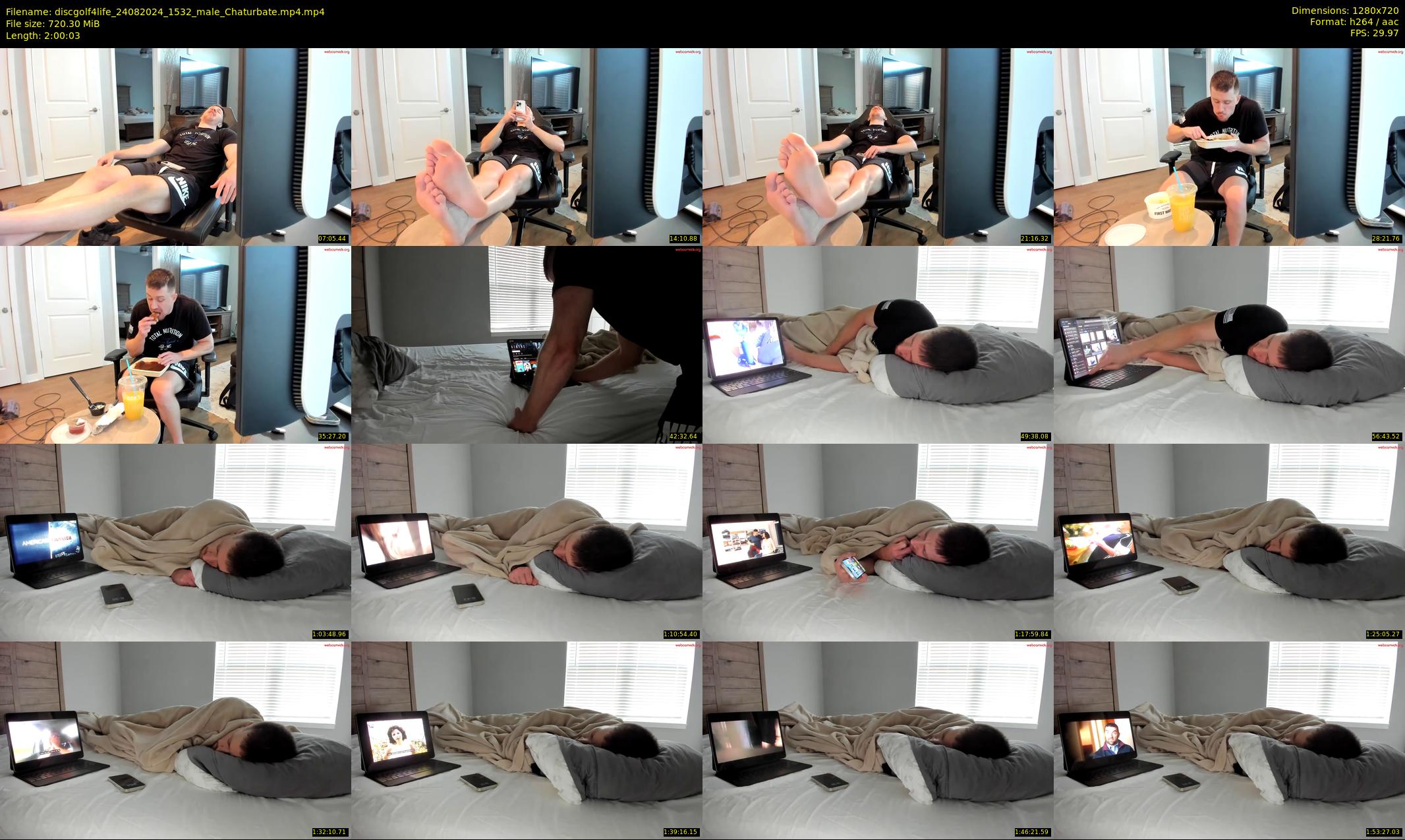 discgolf4life — 121 minute Chaturbate male cam show recording, 720p, Aug 24, 2024