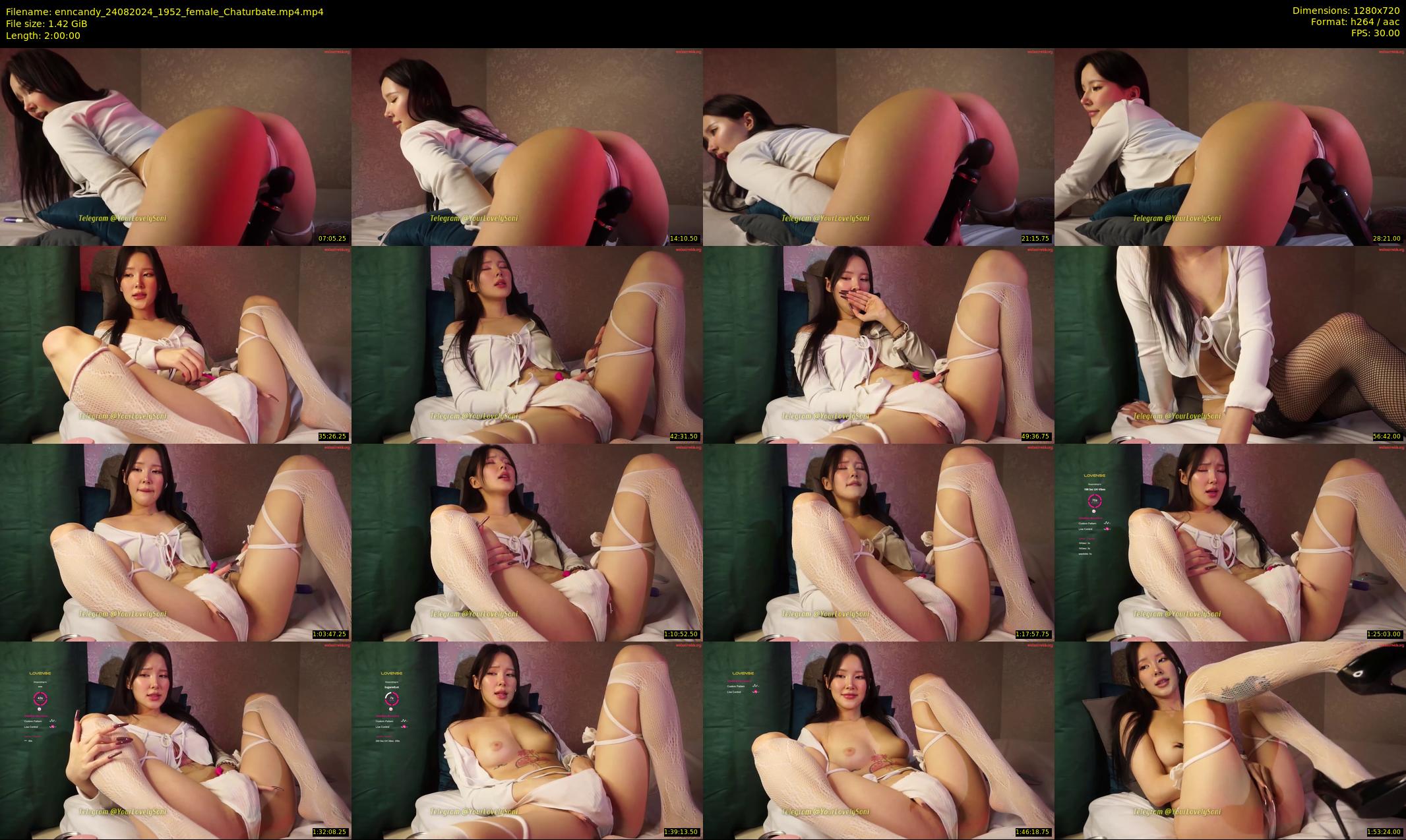 enncandy — 120 minute Chaturbate female cam show recording, 720p, Aug 24, 2024