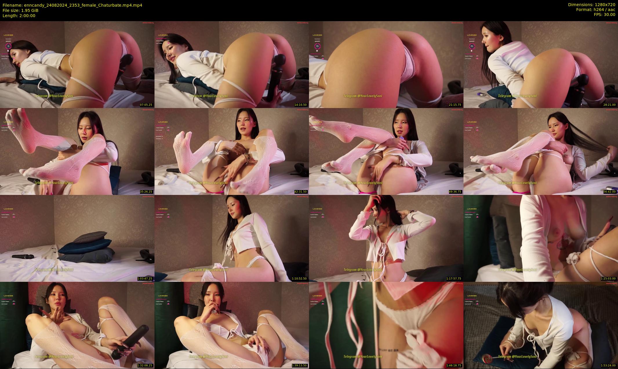 enncandy — 120 minute Chaturbate female cam show recording, 720p, Aug 24, 2024