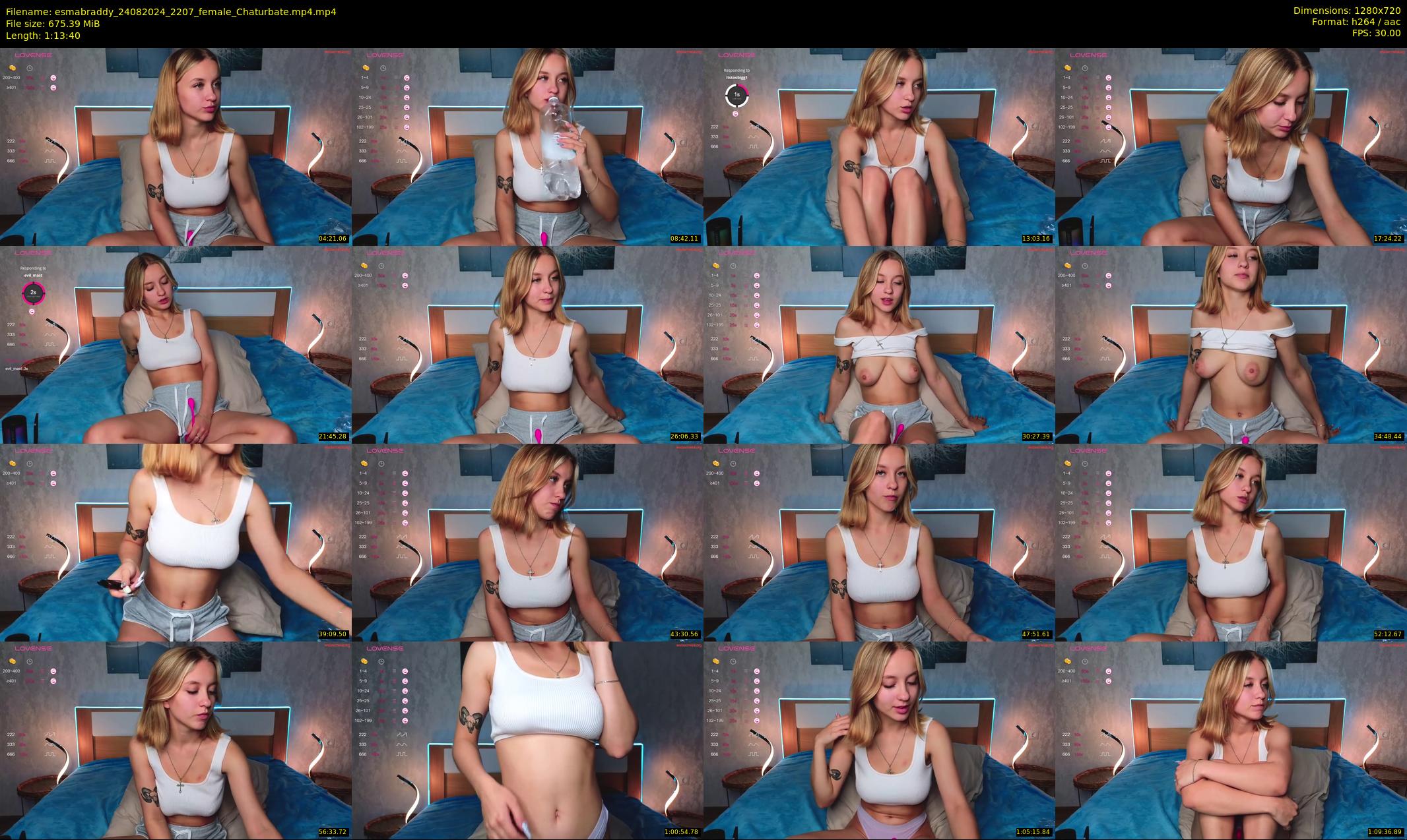 esmabraddy — 74 minute Chaturbate female cam show recording, 720p, Aug 24, 2024