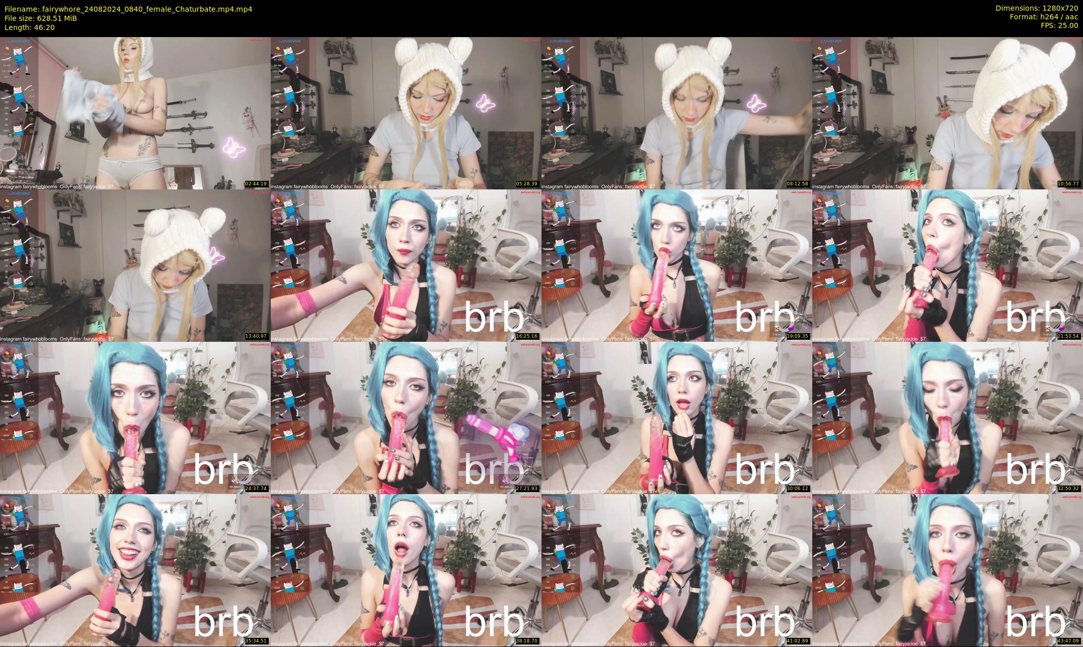 fairywhore — 47 minute Chaturbate female cam show recording, 720p, Aug 24, 2024