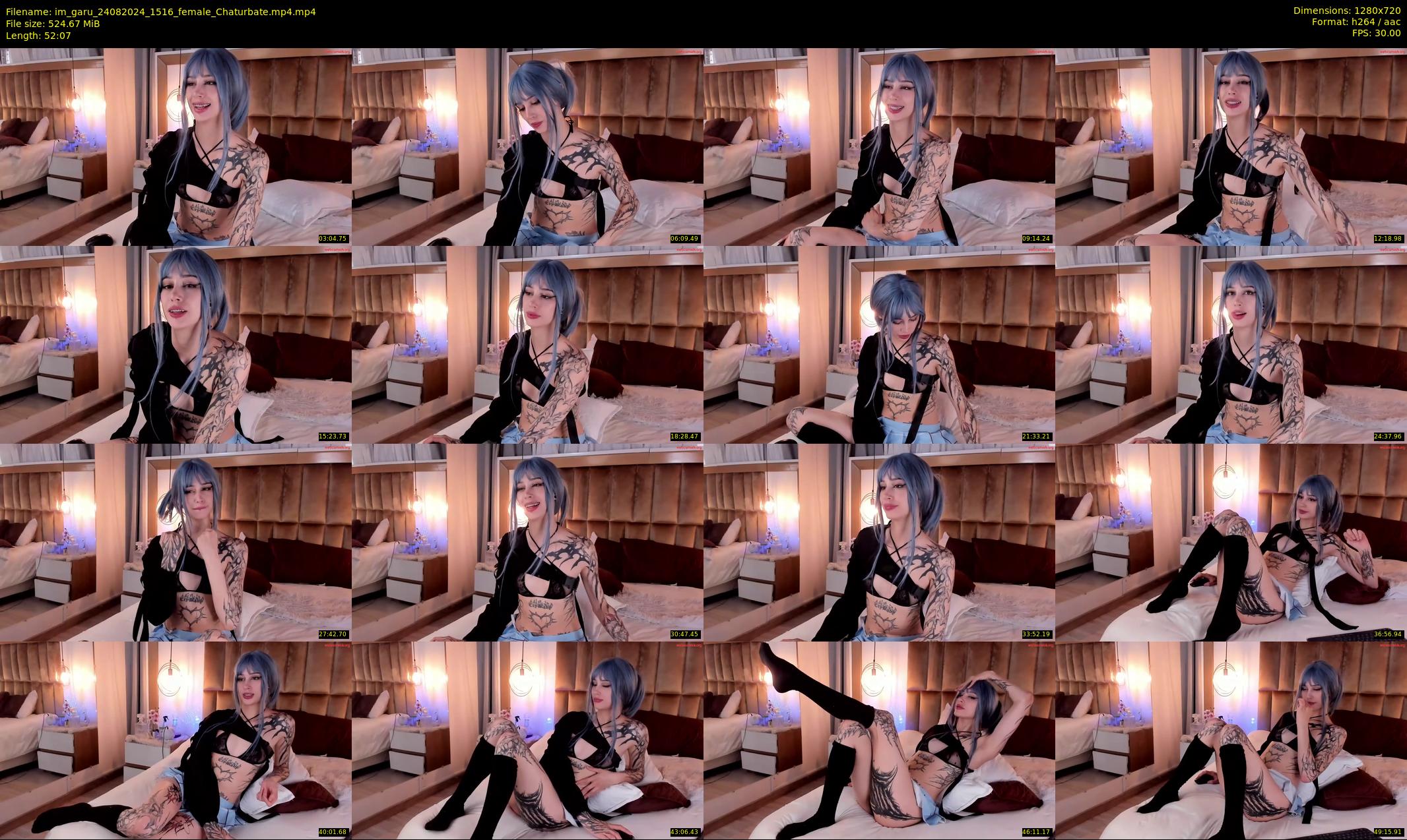 im_garu — 53 minute Chaturbate female cam show recording, 720p, Aug 24, 2024