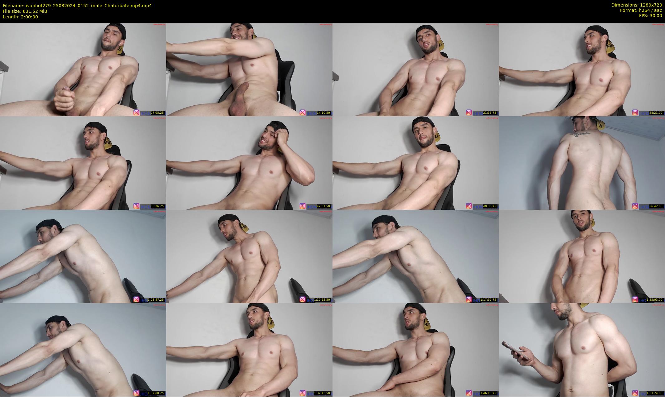 ivanhot279 — 120 minute Chaturbate male cam show recording, 720p, Aug 25, 2024