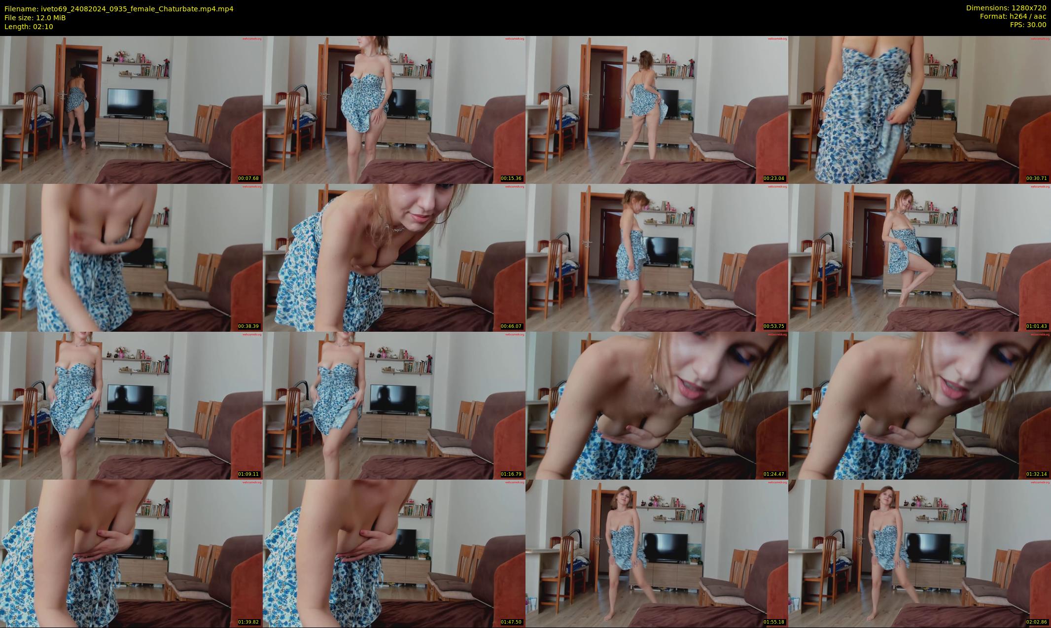iveto69 — 3 minute Chaturbate female cam show recording, 720p, Aug 24, 2024