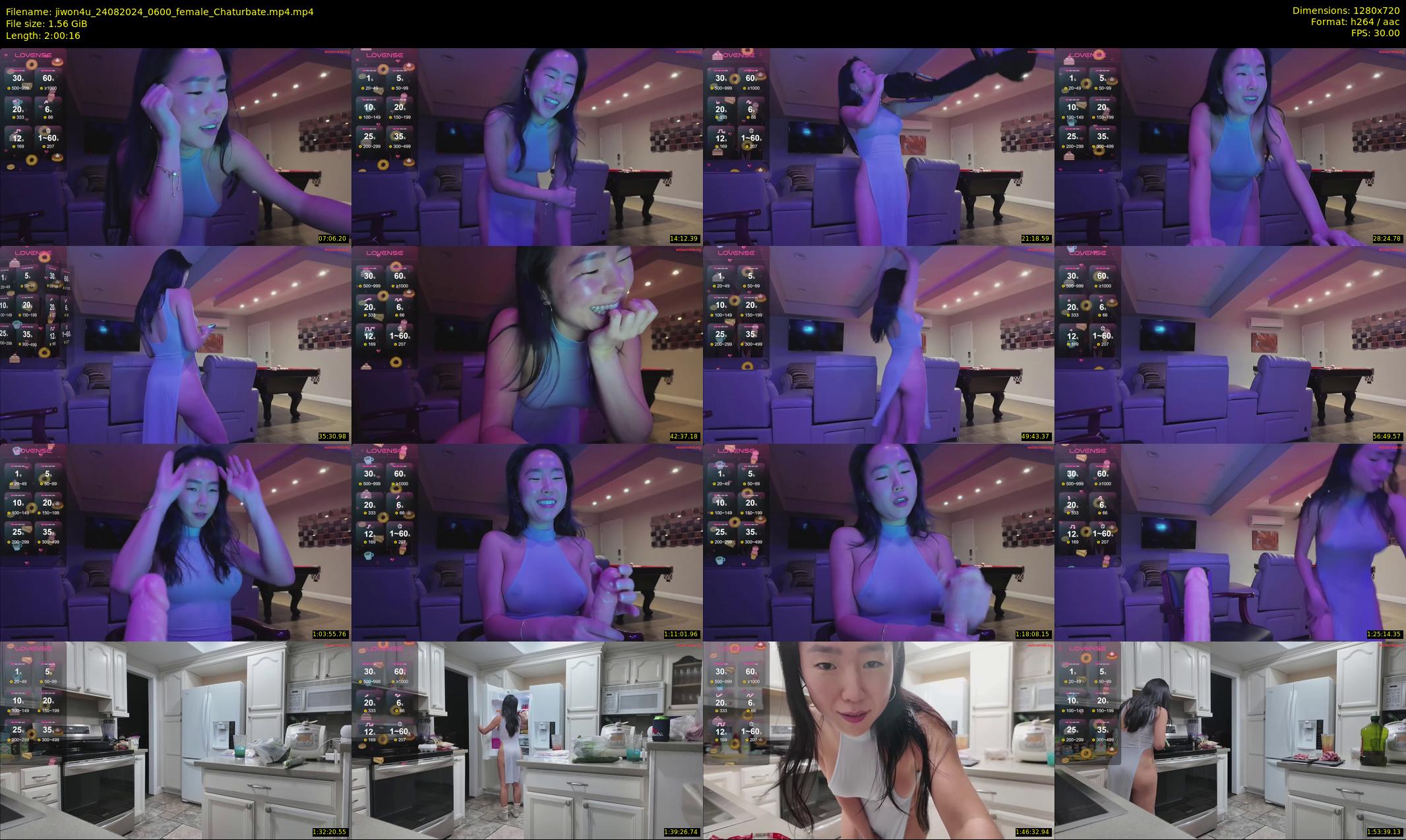 jiwon4u — 121 minute Chaturbate female cam show recording, 720p, Aug 24, 2024