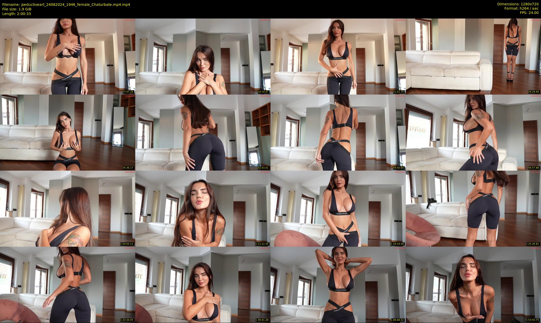 jseductiveart — 121 minute Chaturbate female cam show recording, 720p, Aug 24, 2024