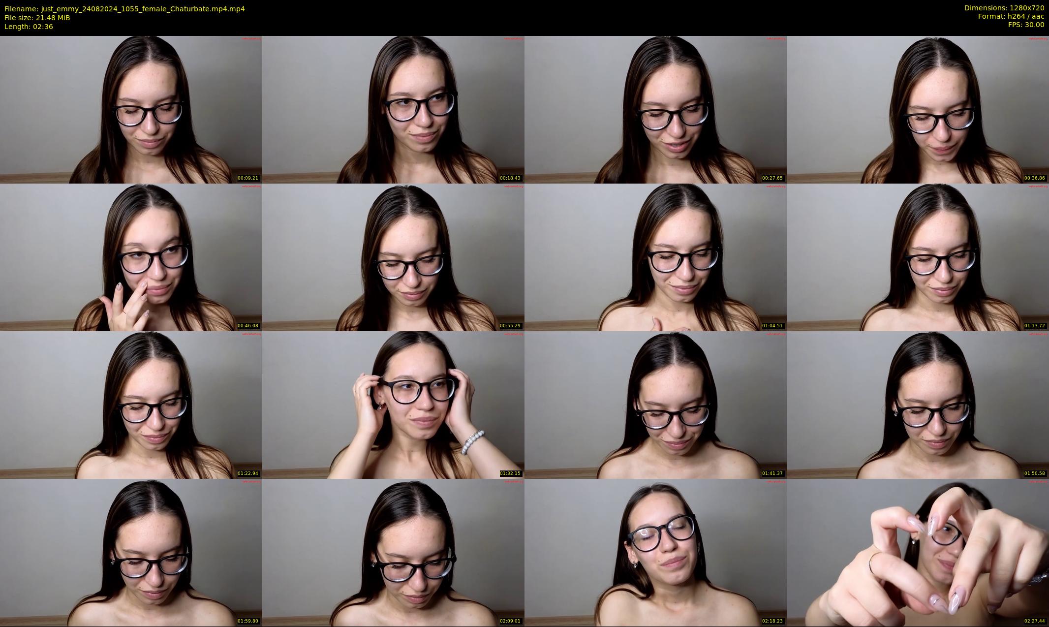 just_emmy — 3 minute Chaturbate female cam show recording, 720p, Aug 24, 2024