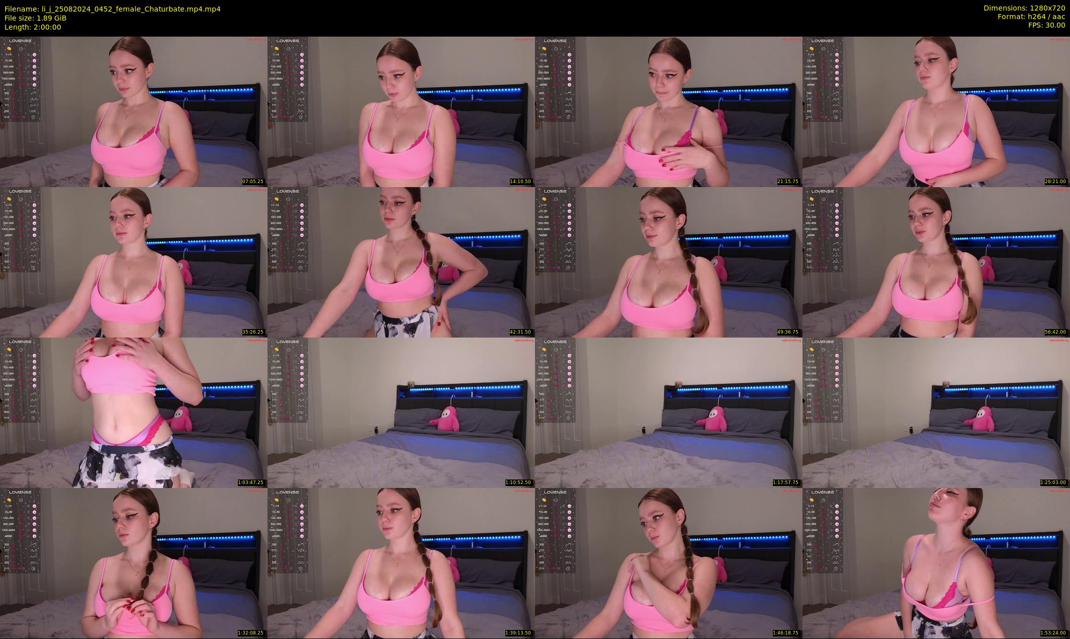 li_j — 120 minute Chaturbate female cam show recording, 720p, Aug 25, 2024
