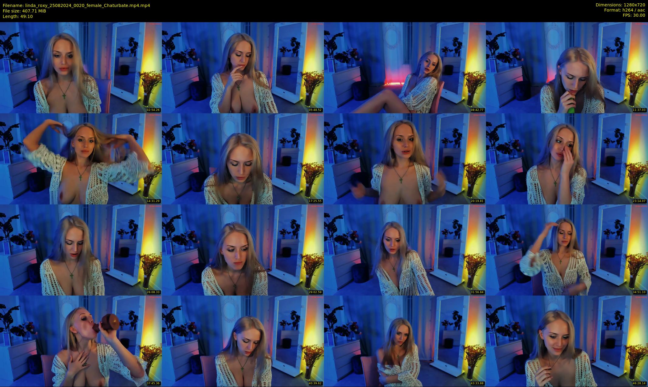 linda_roxy — 50 minute Chaturbate female cam show recording, 720p, Aug 25, 2024