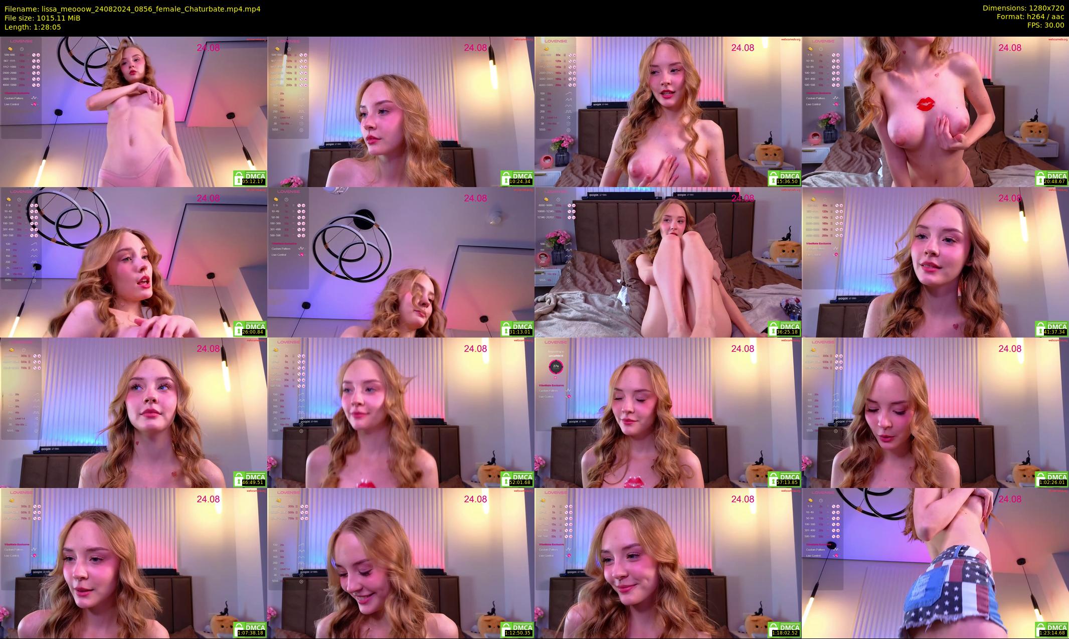 lissa_meooow — 89 minute Chaturbate female cam show recording, 720p, Aug 24, 2024