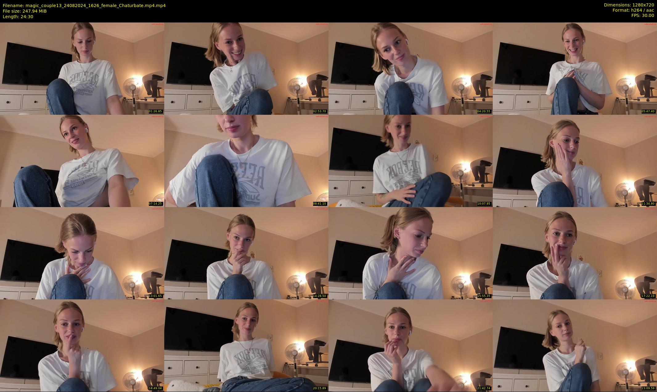 magic_couple13 — 25 minute Chaturbate couple cam show recording, 720p, Aug 24, 2024