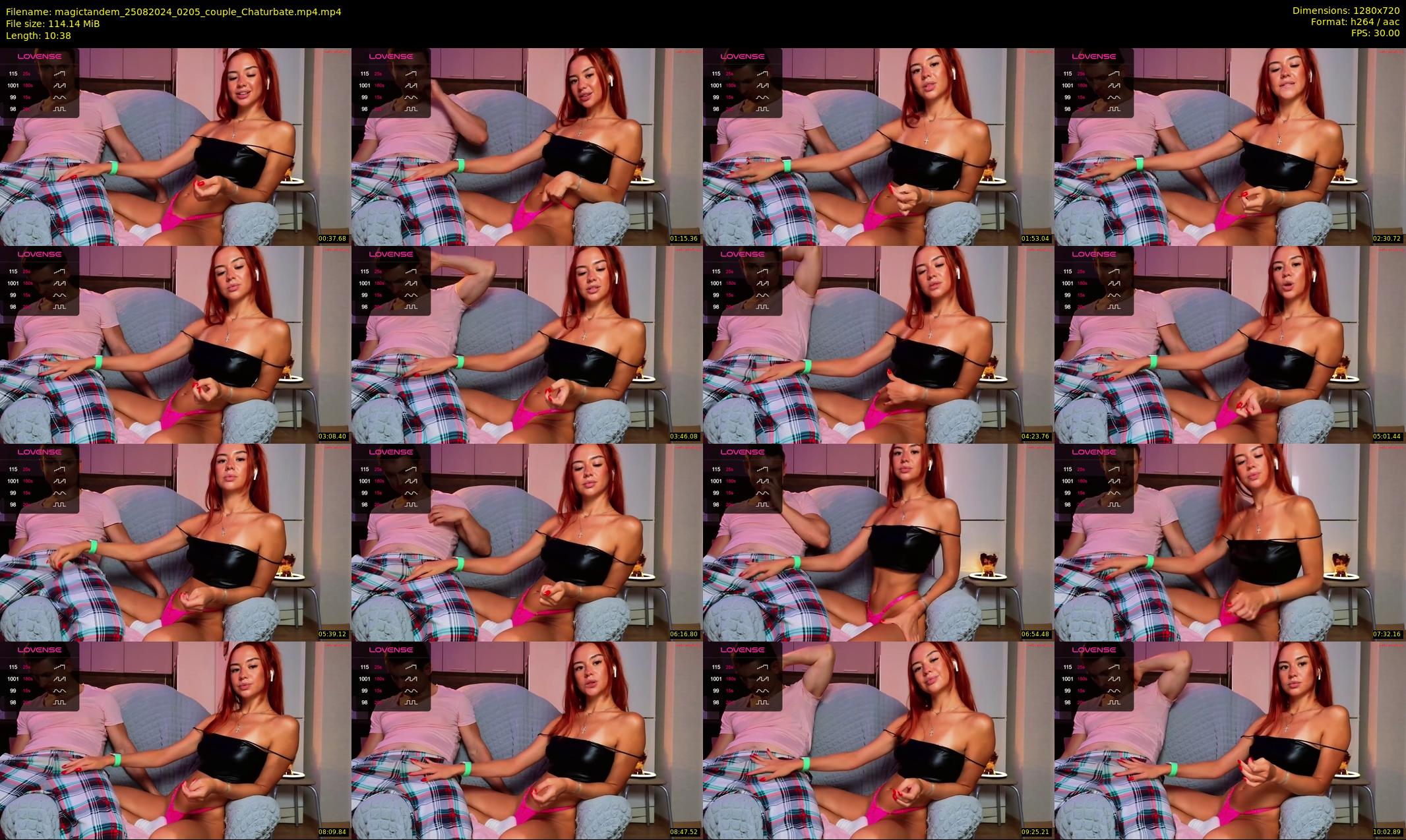 magictandem — 11 minute Chaturbate couple cam show recording, 720p, Aug 25, 2024
