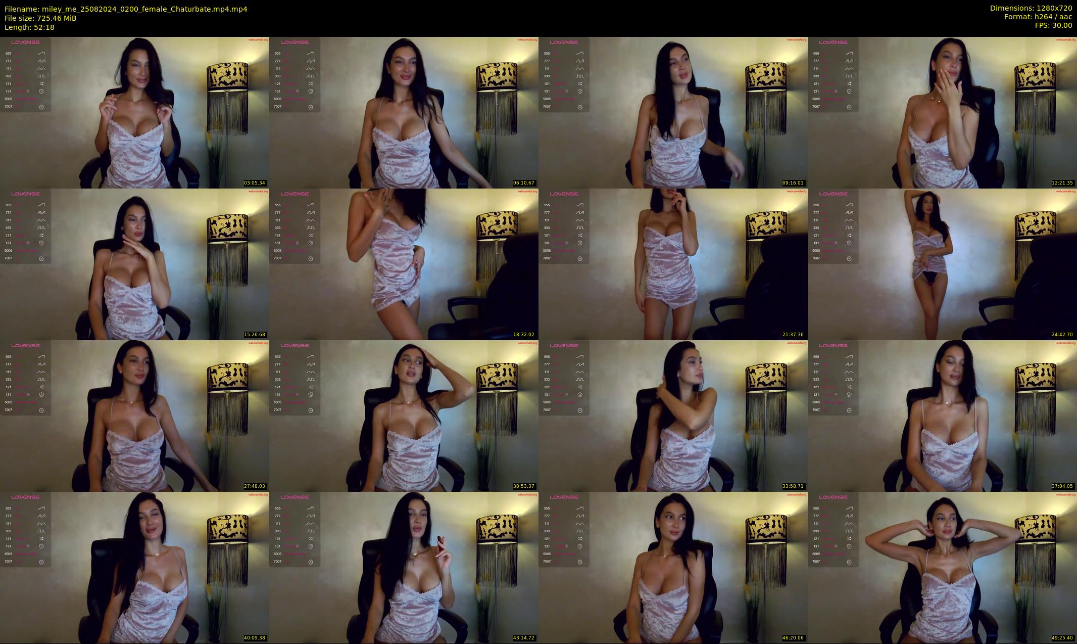 miley_me — 53 minute Chaturbate female cam show recording, 720p, Aug 25, 2024