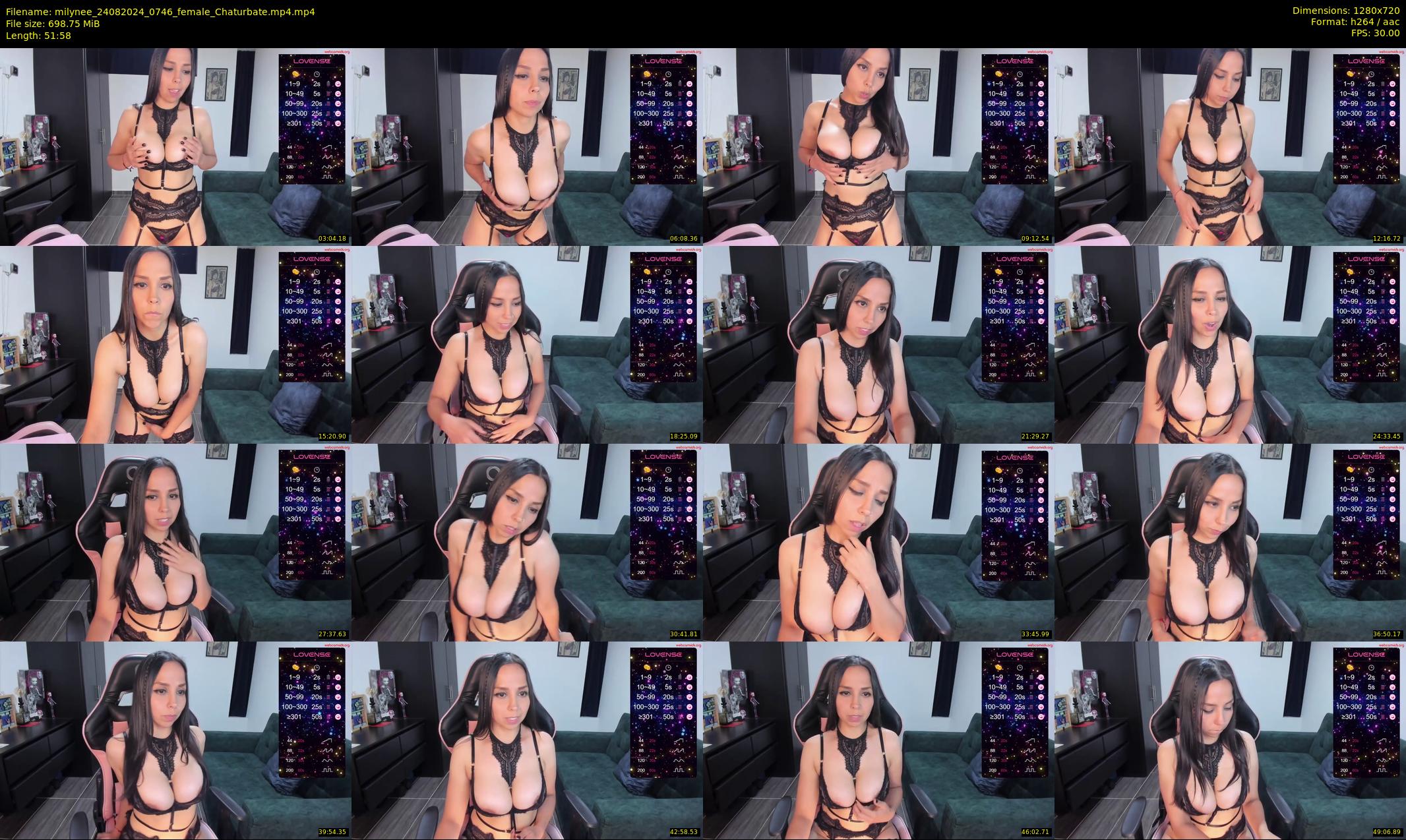milynee — 52 minute Chaturbate female cam show recording, 720p, Aug 24, 2024