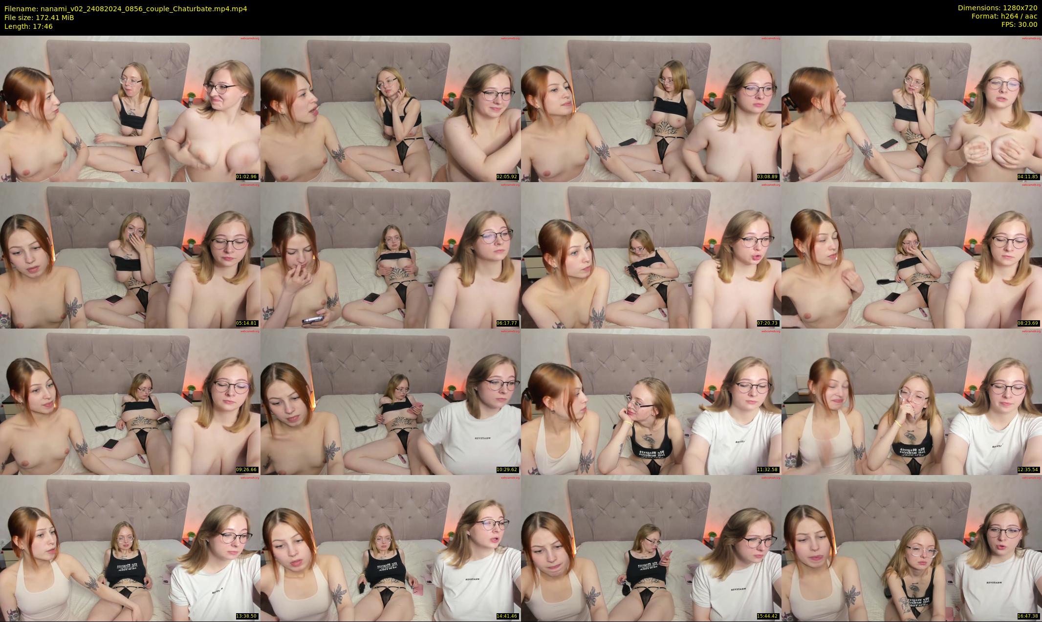 nanami_v02 — 18 minute Chaturbate couple cam show recording, 720p, Aug 24, 2024