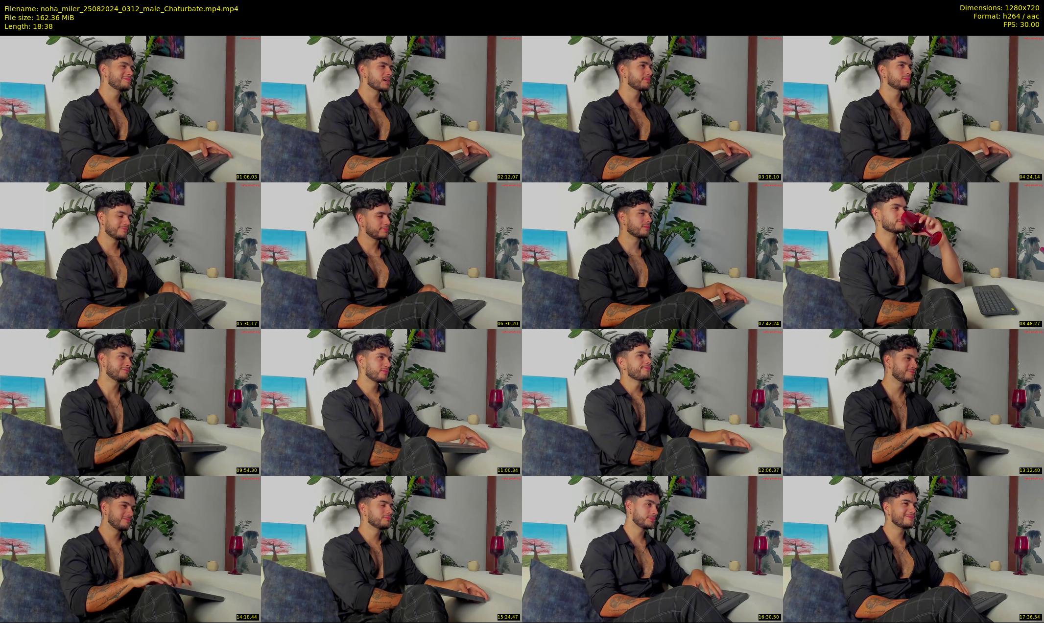 noha_miler — 19 minute Chaturbate male cam show recording, 720p, Aug 25, 2024