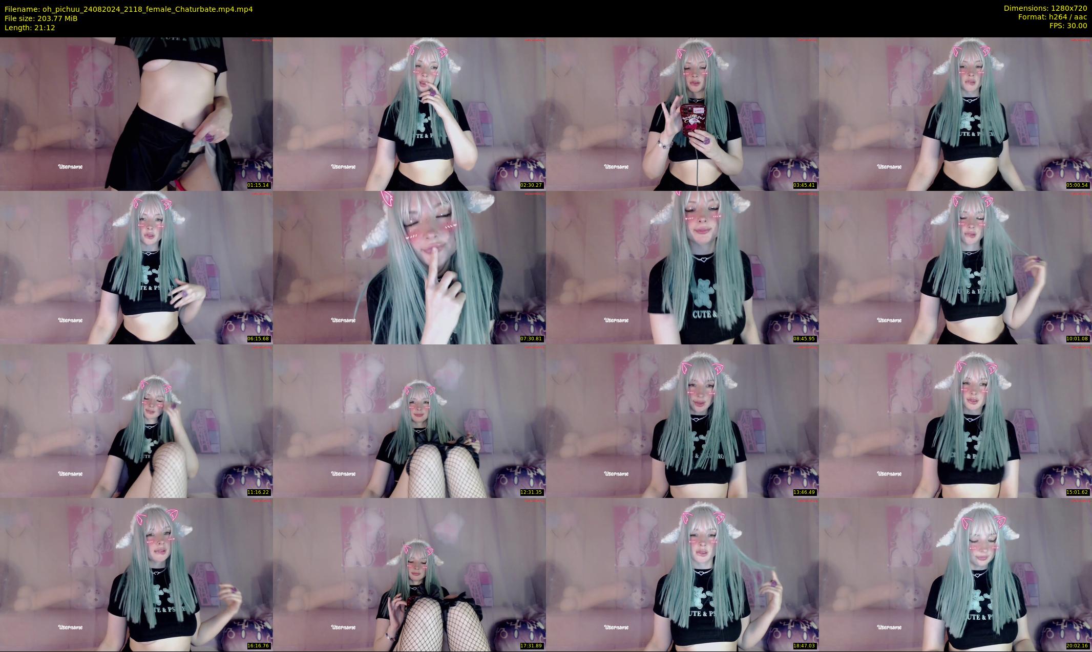oh_pichuu — 22 minute Chaturbate female cam show recording, 720p, Aug 24, 2024