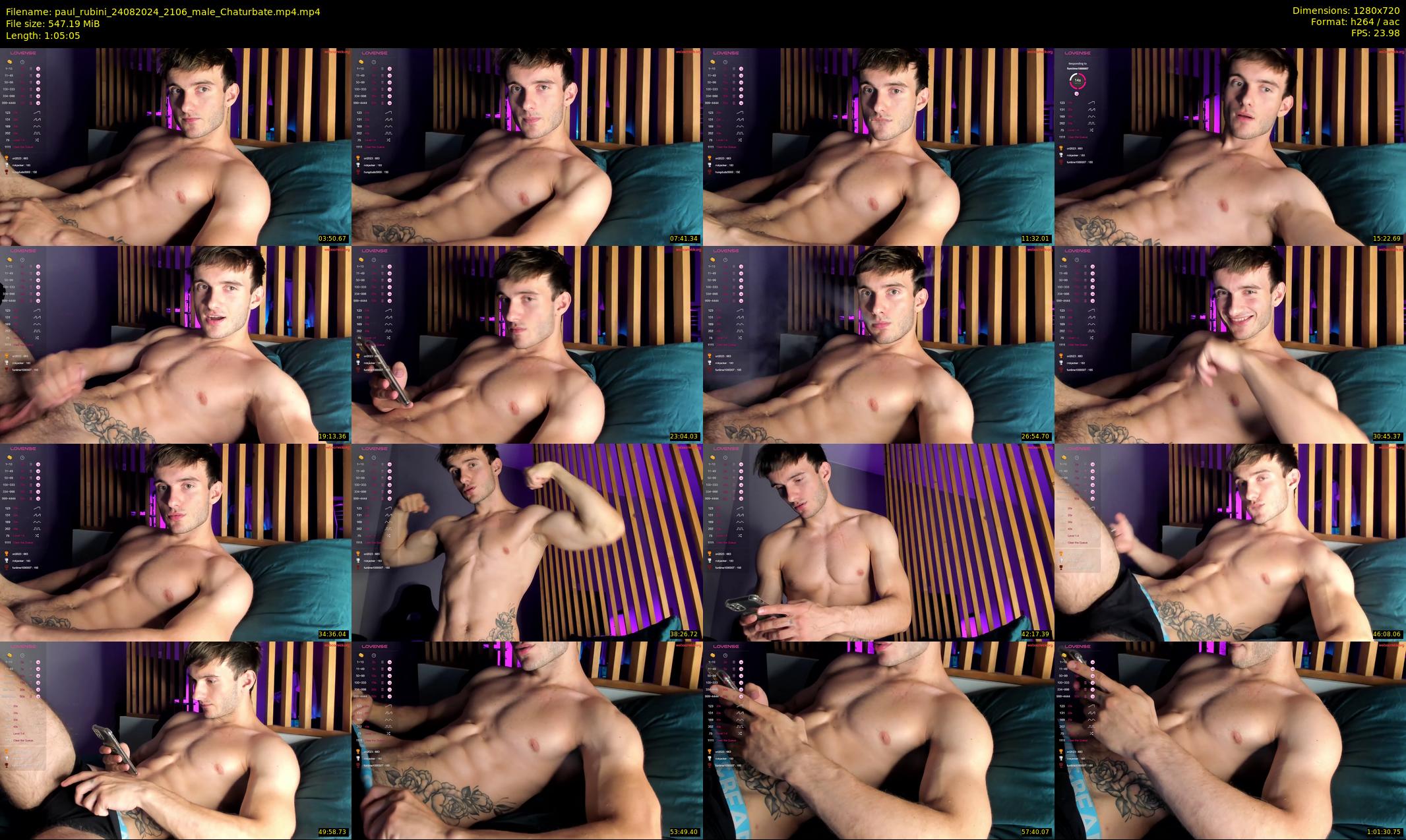paul_rubini — 66 minute Chaturbate male cam show recording, 720p, Aug 24, 2024