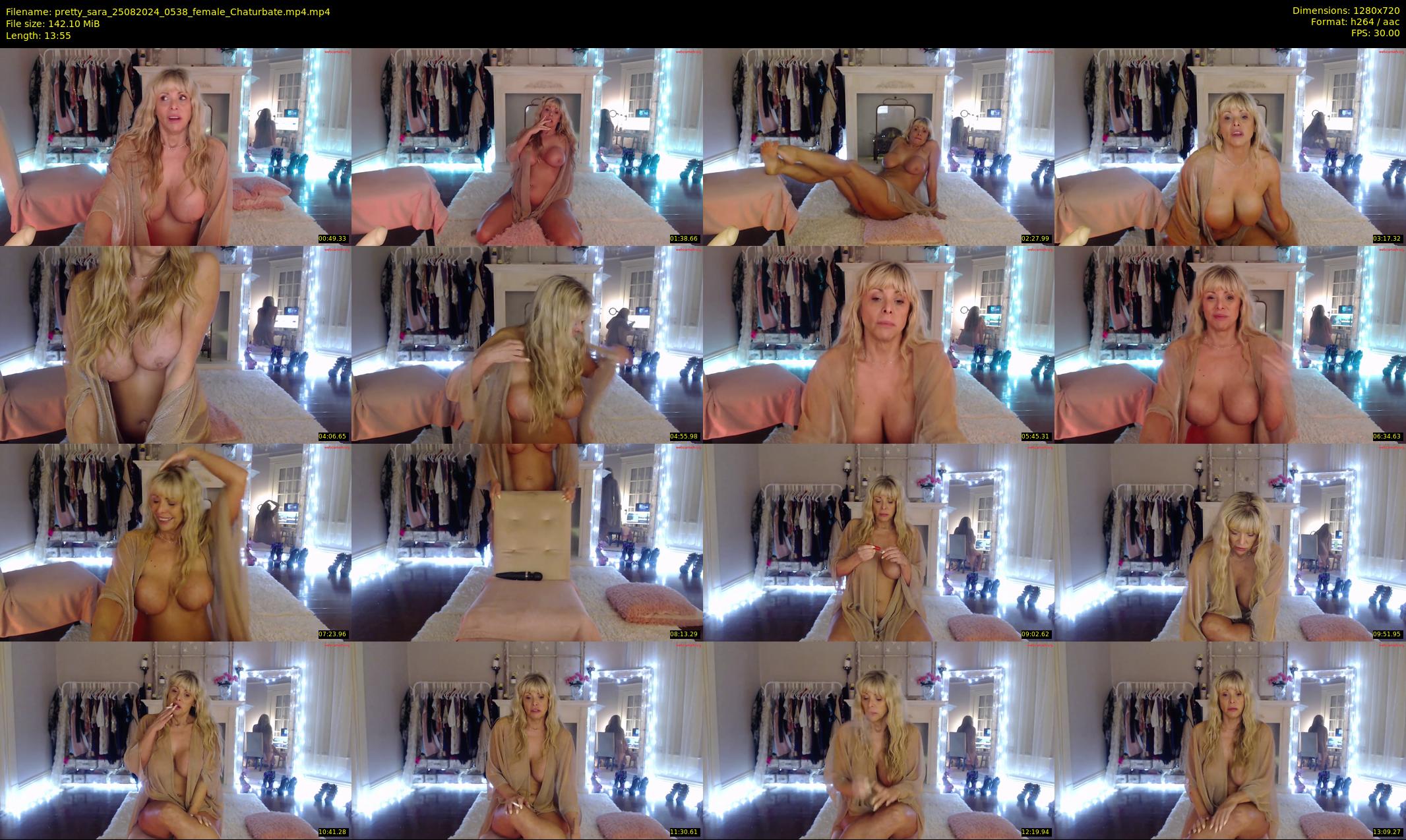 pretty_sara — 14 minute Chaturbate female cam show recording, 720p, Aug 25, 2024