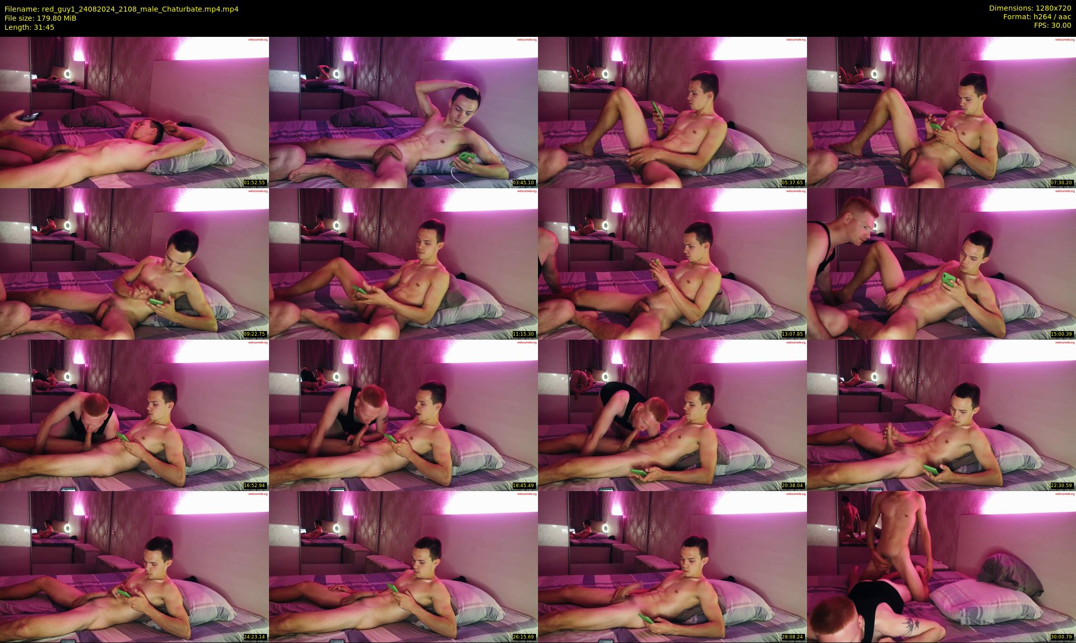 red_guy1 — 32 minute Chaturbate male cam show recording, 720p, Aug 24, 2024
