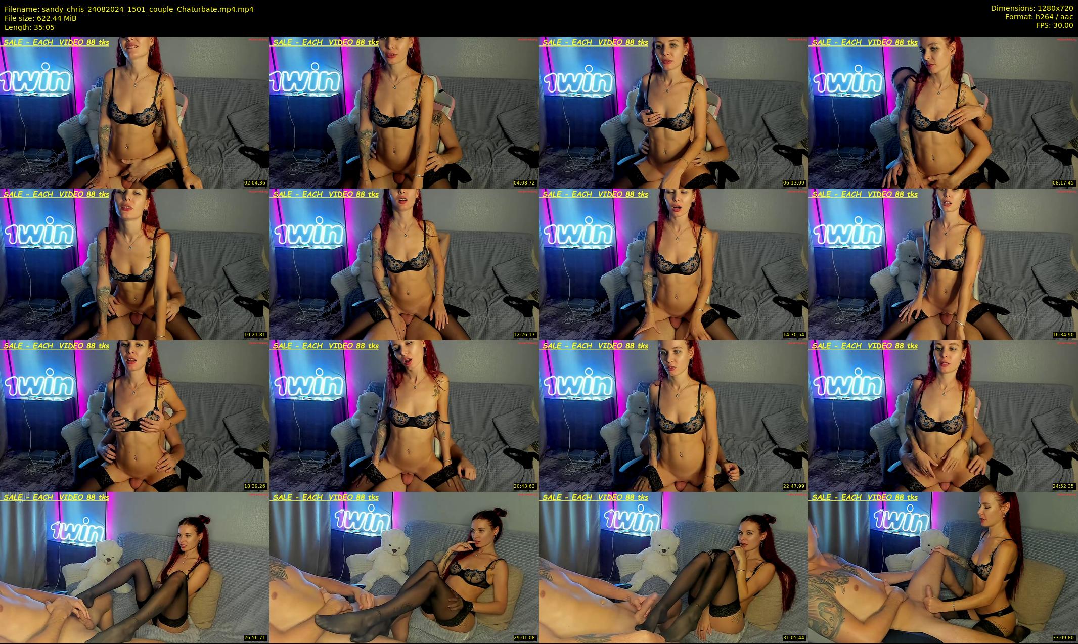 sandy_chris — 36 minute Chaturbate couple cam show recording, 720p, Aug 24, 2024