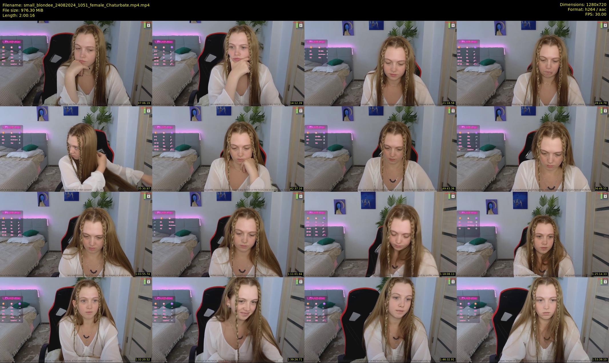 small_blondee — 121 minute Chaturbate female cam show recording, 720p, Aug 24, 2024