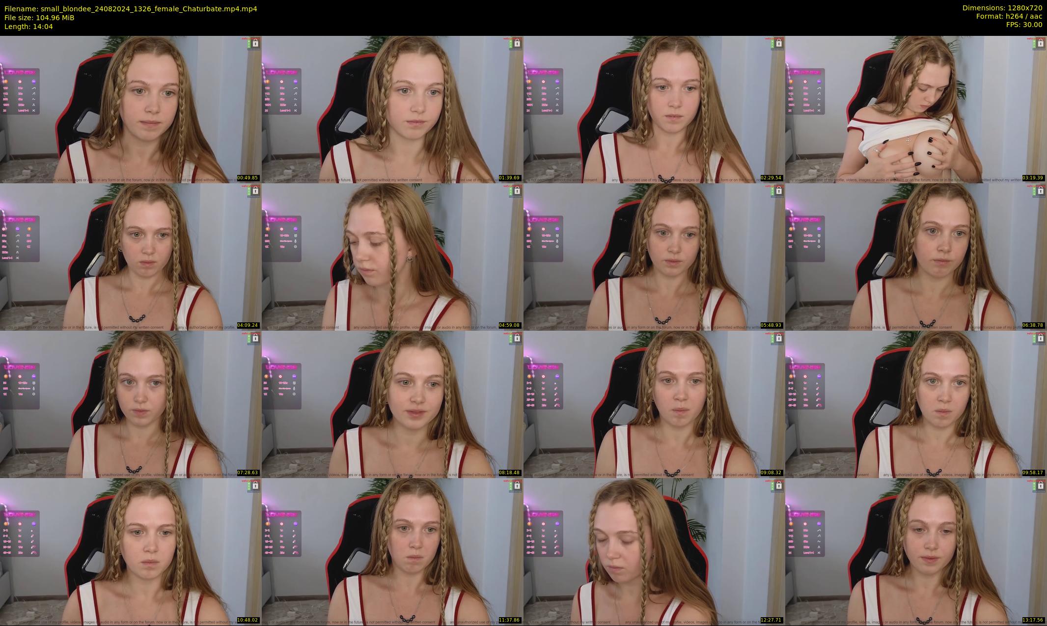 small_blondee — 15 minute Chaturbate female cam show recording, 720p, Aug 24, 2024