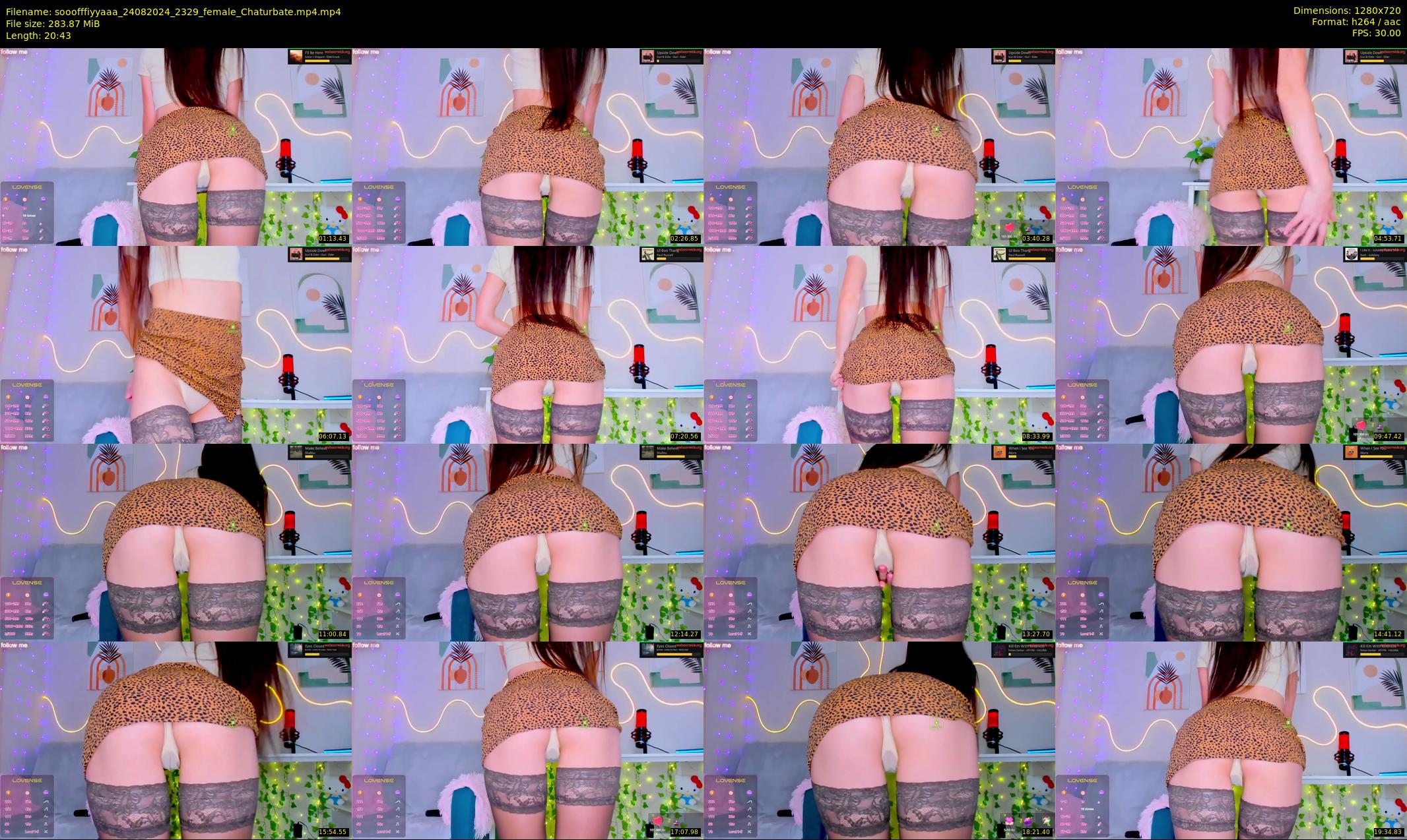 sooofffiyyaaa — 21 minute Chaturbate female cam show recording, 720p, Aug 24, 2024