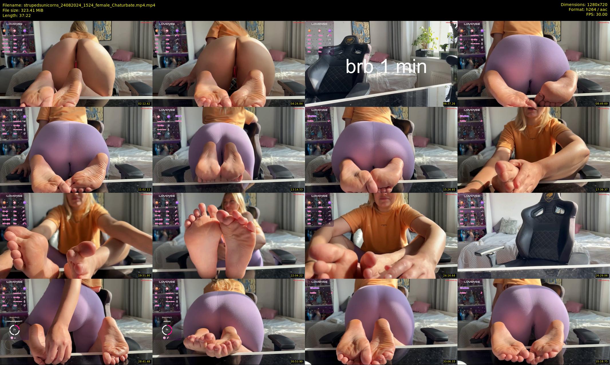strupedsunicorns — 38 minute Chaturbate couple cam show recording, 720p, Aug 24, 2024